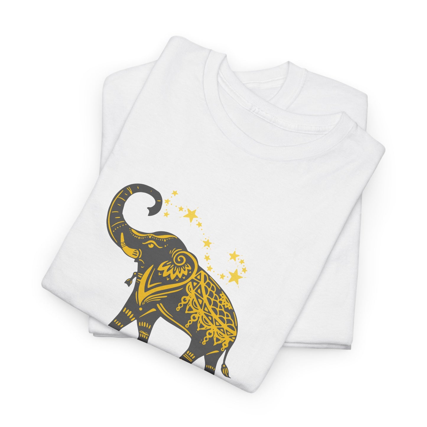 Unisex Heavy Cotton Tee-Lucky Trunk Up