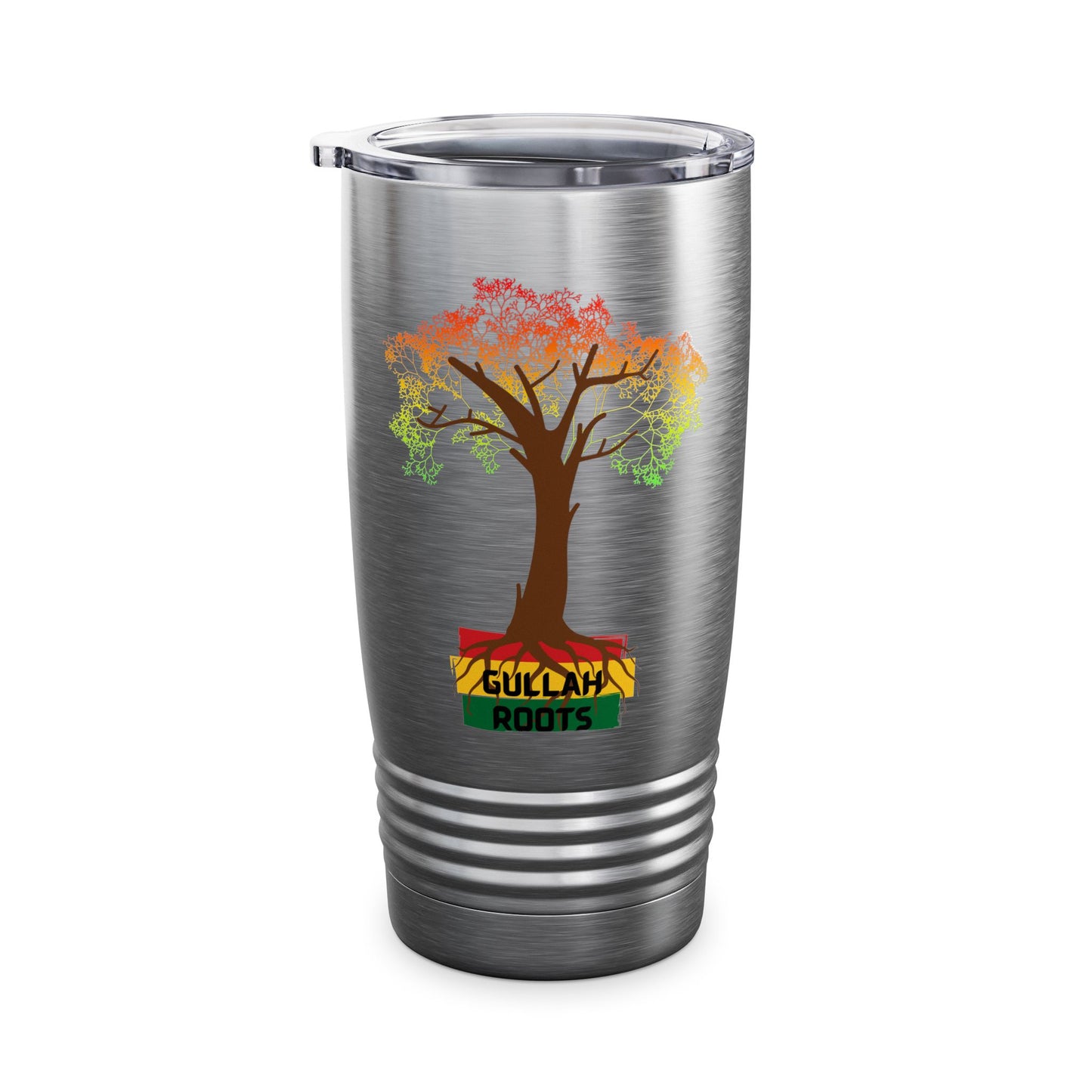 Colorful Ringneck Gullah RootsTumbler - 20oz Travel Mug, Eco-Friendly Drinkware, Perfect for Outdoor Adventures, Gifts for Nature Lovers, Rasta Vibes