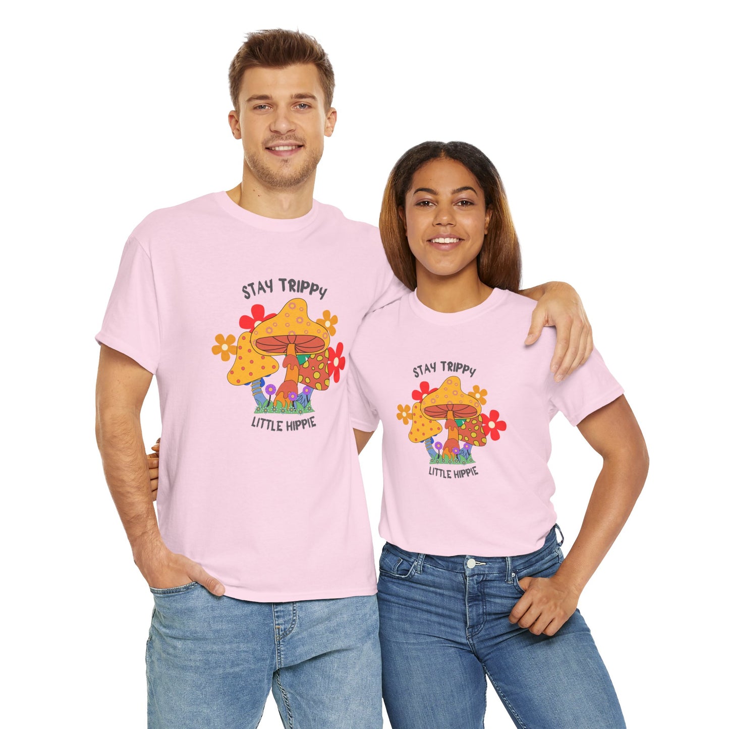 Unisex Heavy Cotton Tee-Trippy Hippie