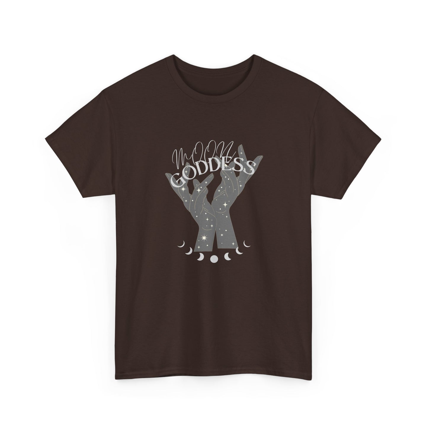 Unisex Heavy Cotton Tee-Moon Goddess 2