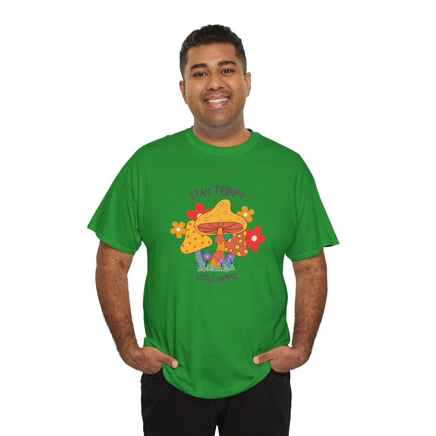 Unisex Heavy Cotton Tee-Trippy Hippie