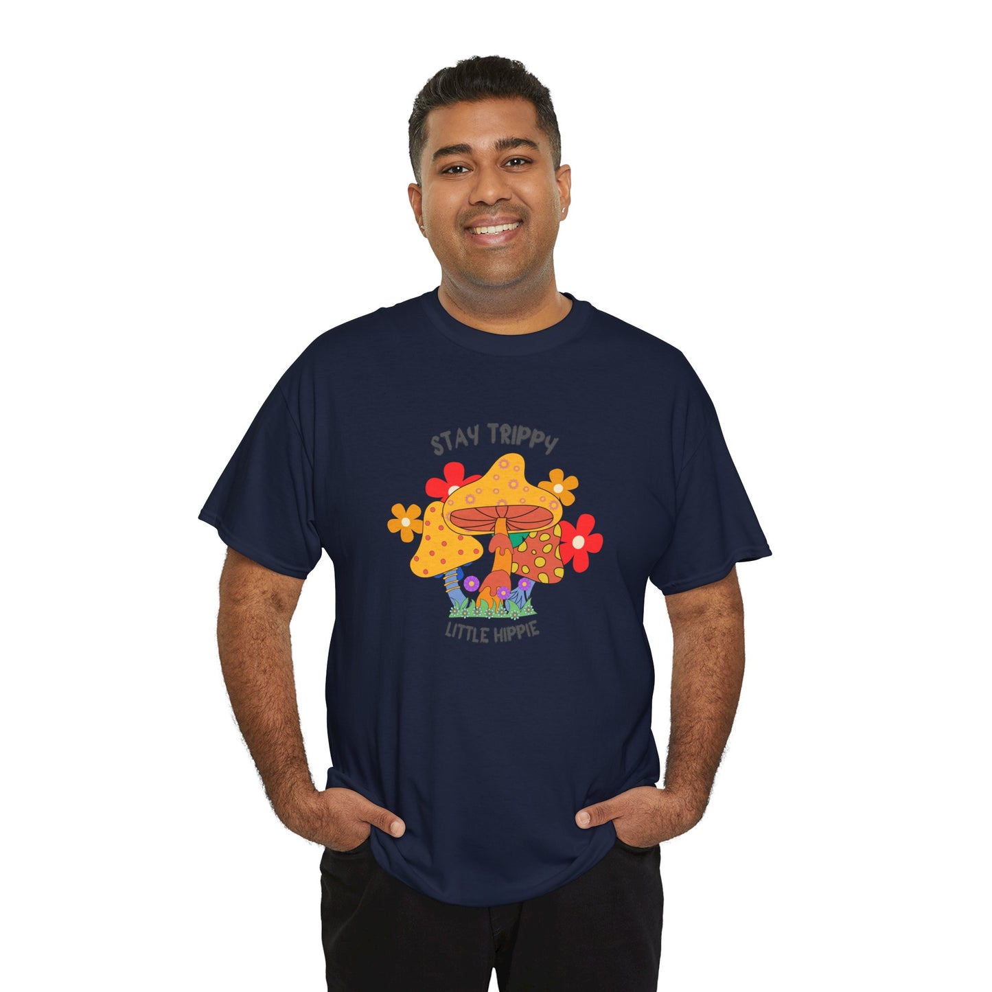 Unisex Heavy Cotton Tee-Trippy Hippie