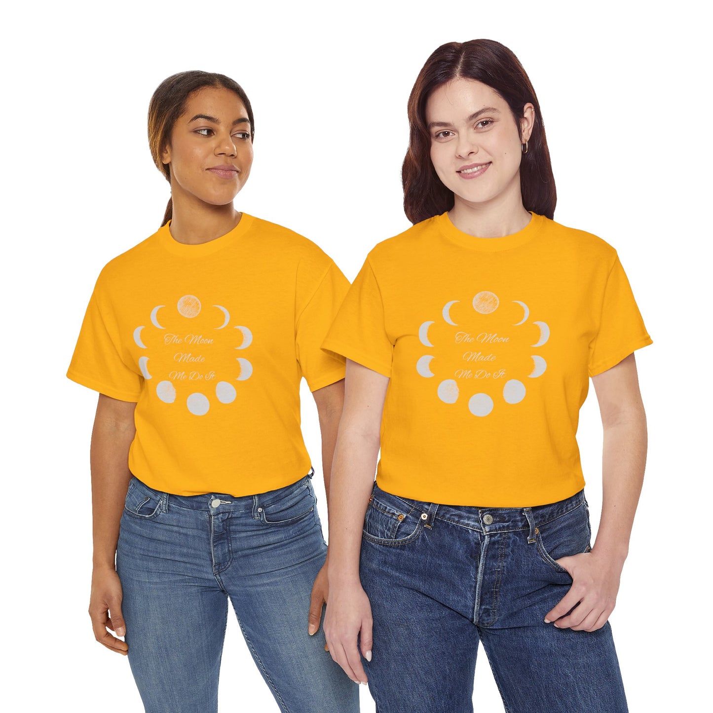 Unisex Heavy Cotton Tee-The Moon Made Me Do It