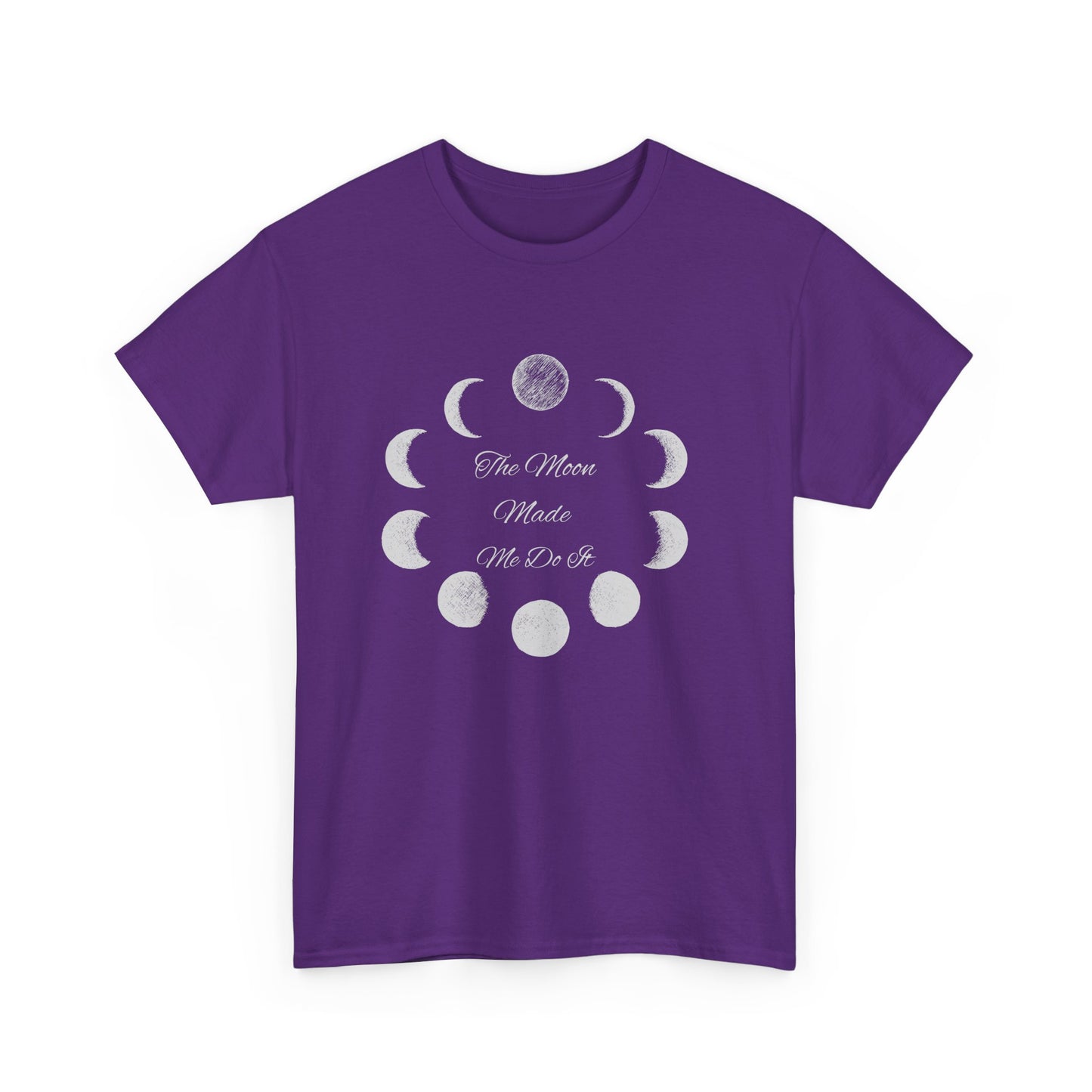 Unisex Heavy Cotton Tee-The Moon Made Me Do It