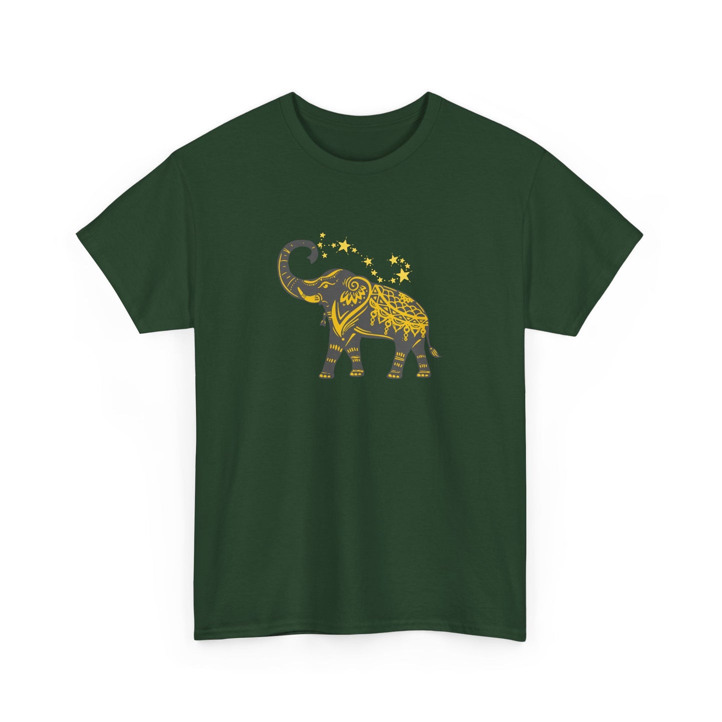 Unisex Heavy Cotton Tee-Lucky Trunk Up