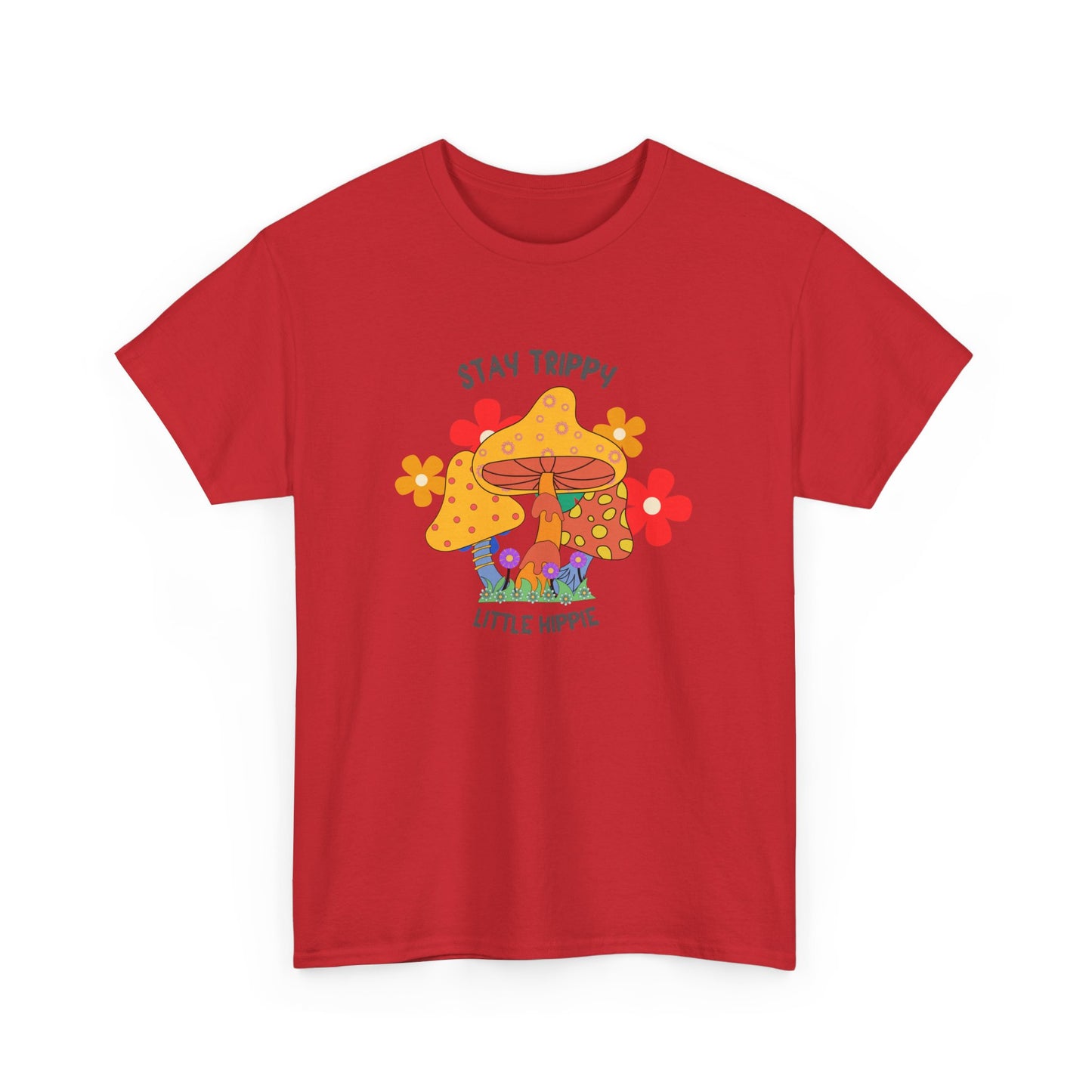 Unisex Heavy Cotton Tee-Trippy Hippie