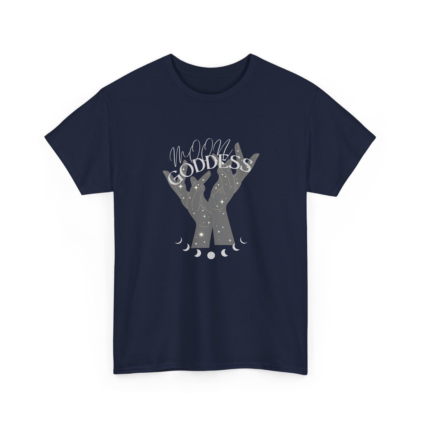 Unisex Heavy Cotton Tee-Moon Goddess 2