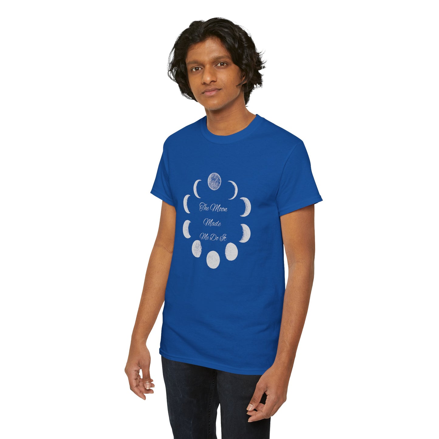 Unisex Heavy Cotton Tee-The Moon Made Me Do It