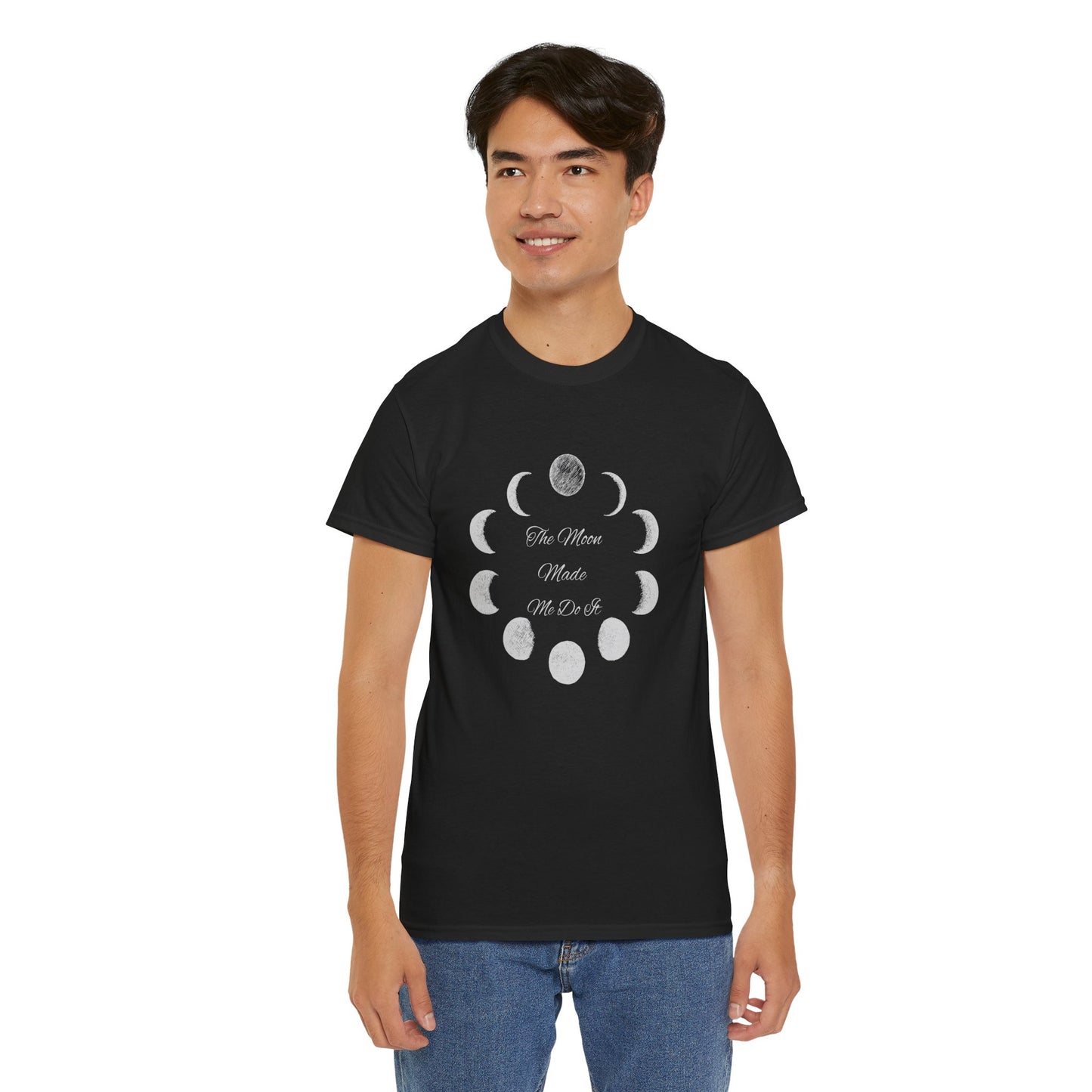 Unisex Heavy Cotton Tee-The Moon Made Me Do It
