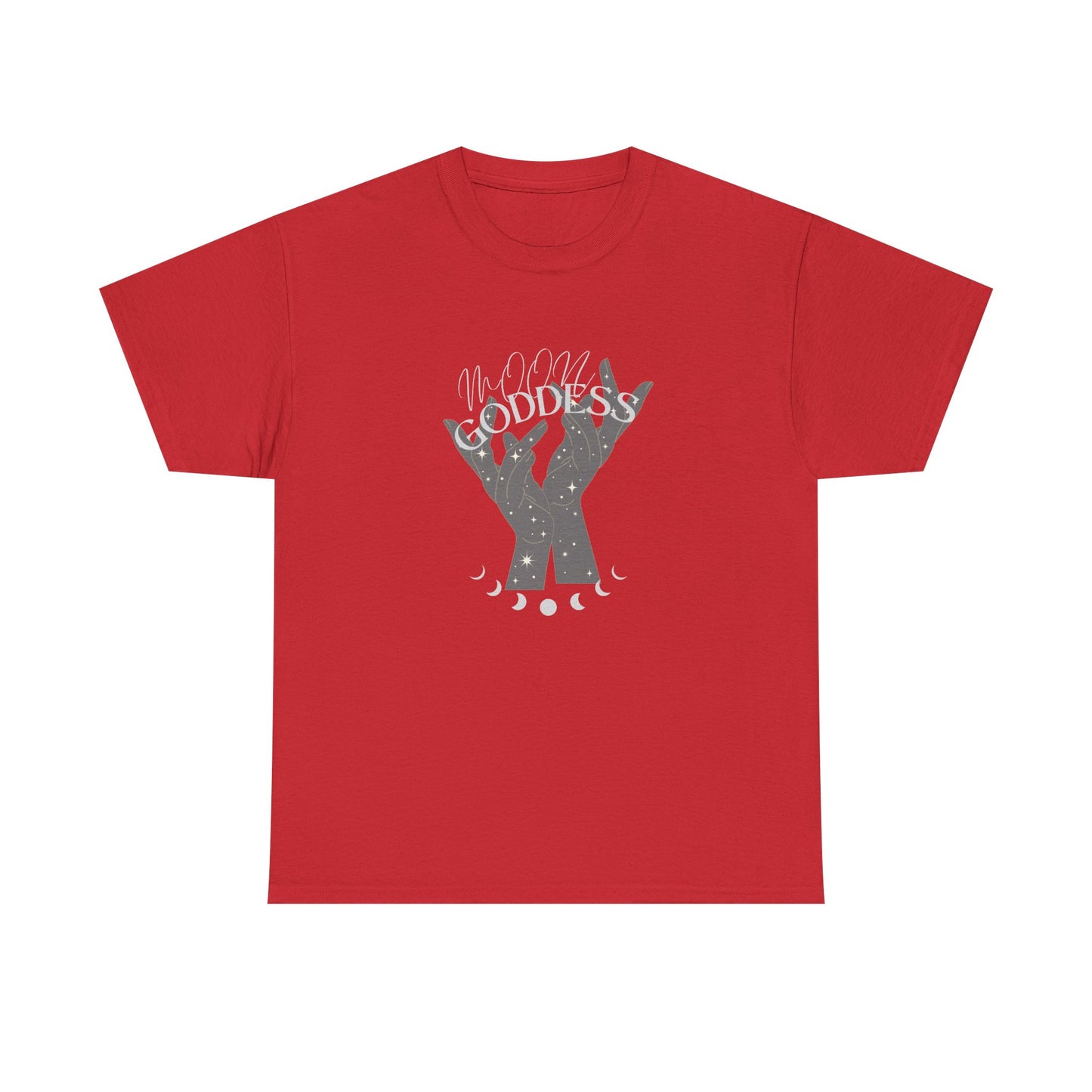 Unisex Heavy Cotton Tee-Moon Goddess 2