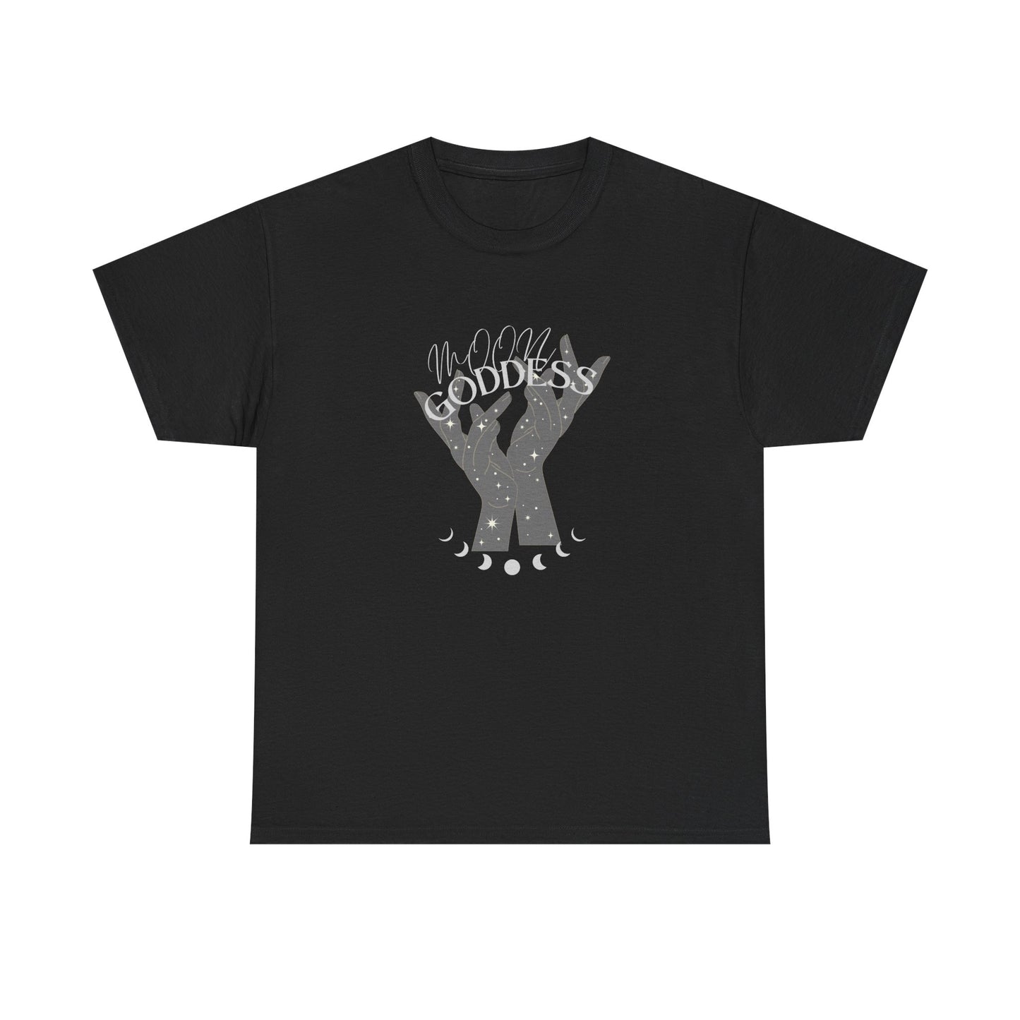 Unisex Heavy Cotton Tee-Moon Goddess 2