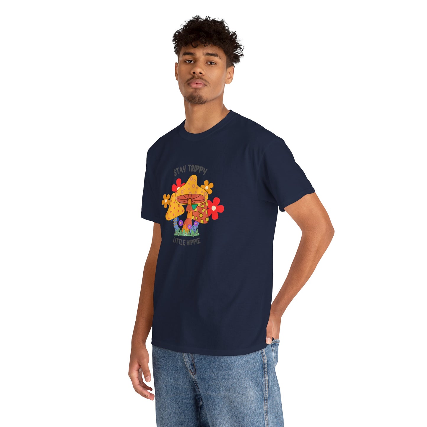 Unisex Heavy Cotton Tee-Trippy Hippie
