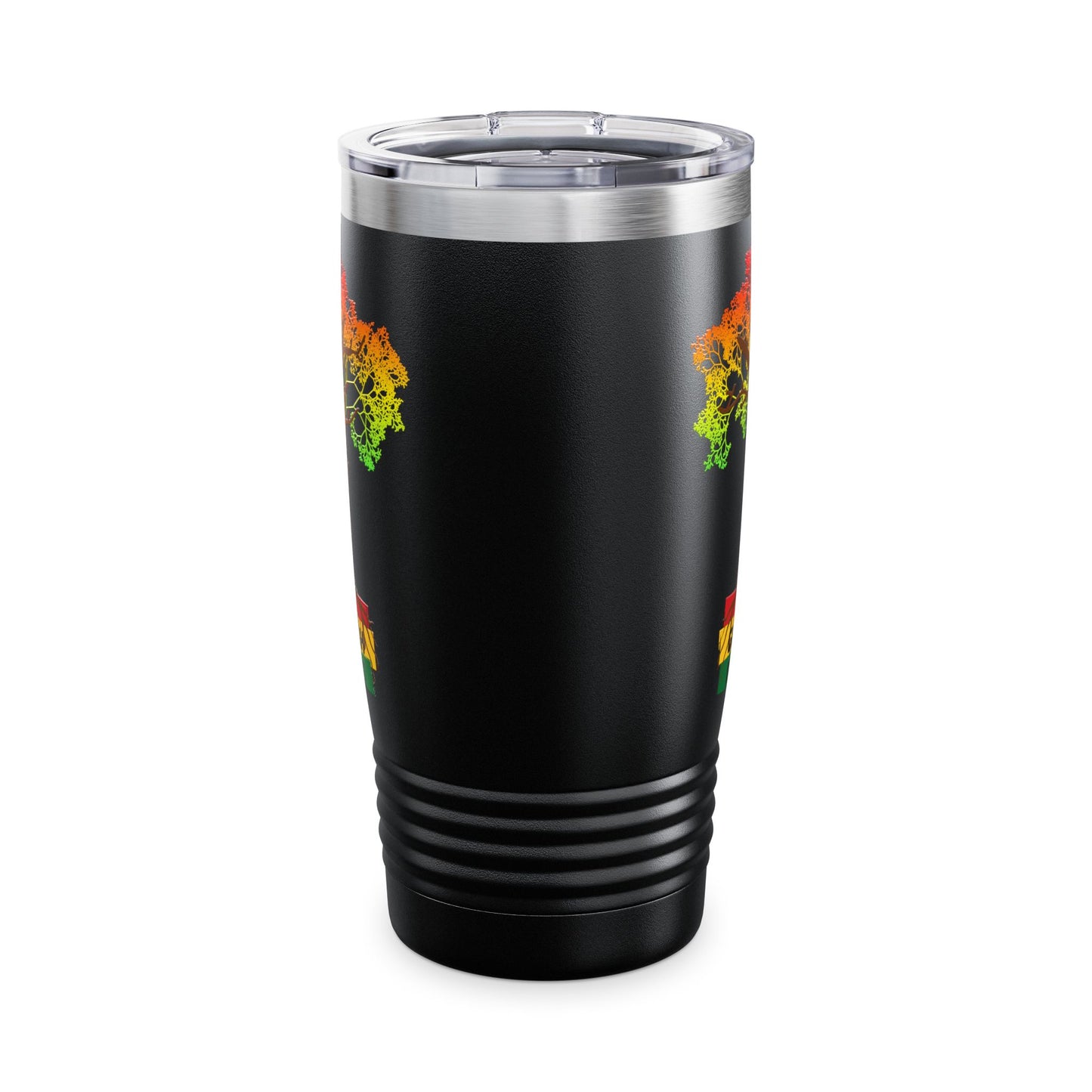 Colorful Ringneck Gullah RootsTumbler - 20oz Travel Mug, Eco-Friendly Drinkware, Perfect for Outdoor Adventures, Gifts for Nature Lovers, Rasta Vibes