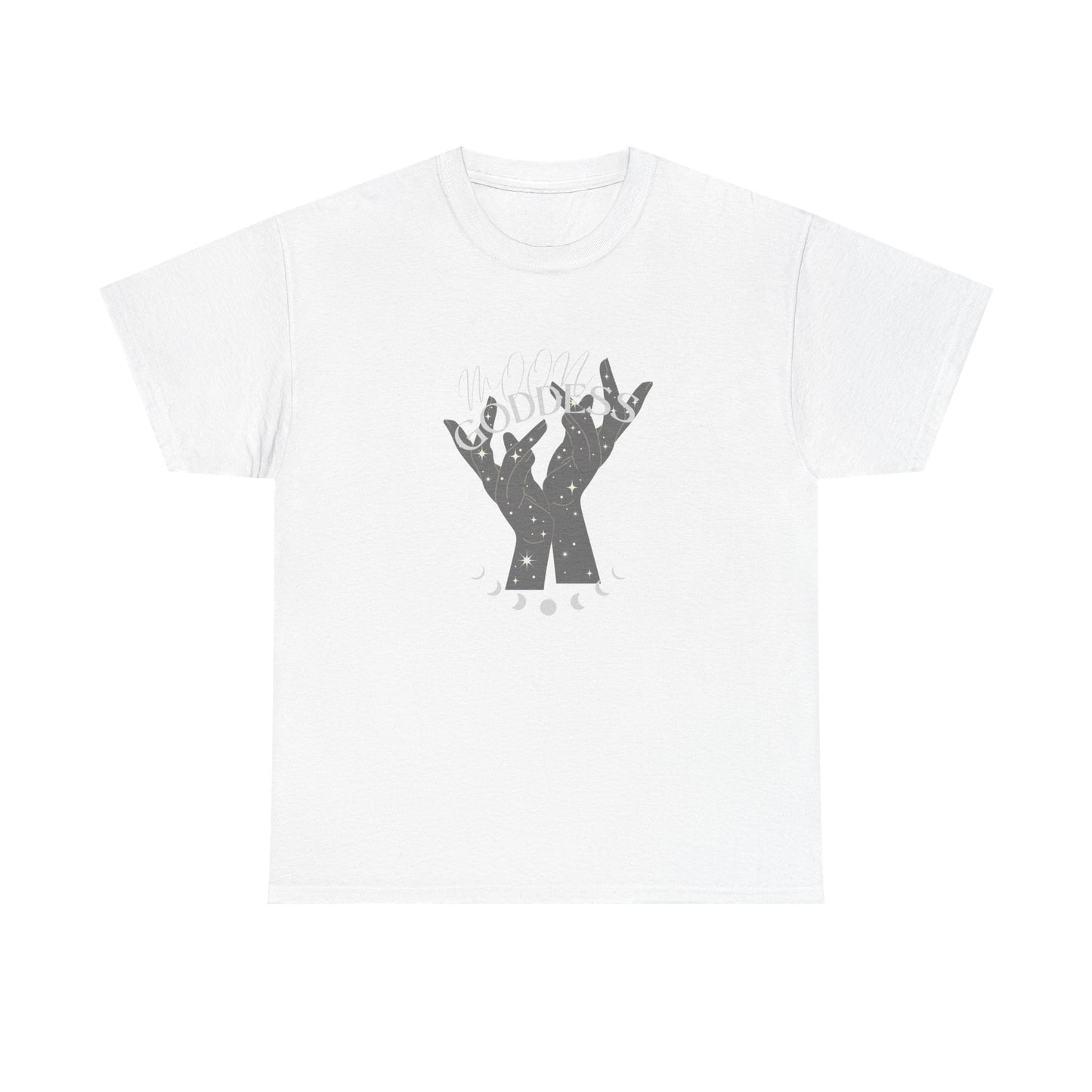 Unisex Heavy Cotton Tee-Moon Goddess 2