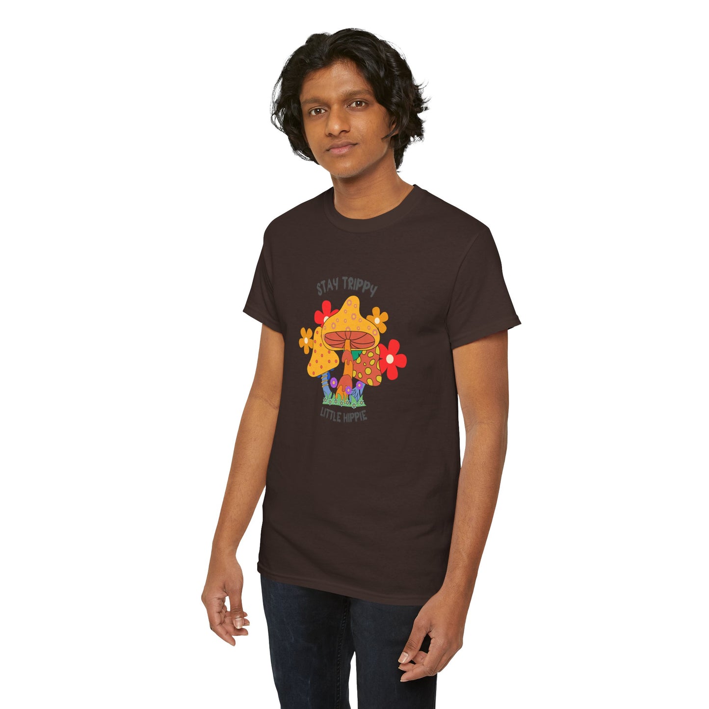 Unisex Heavy Cotton Tee-Trippy Hippie