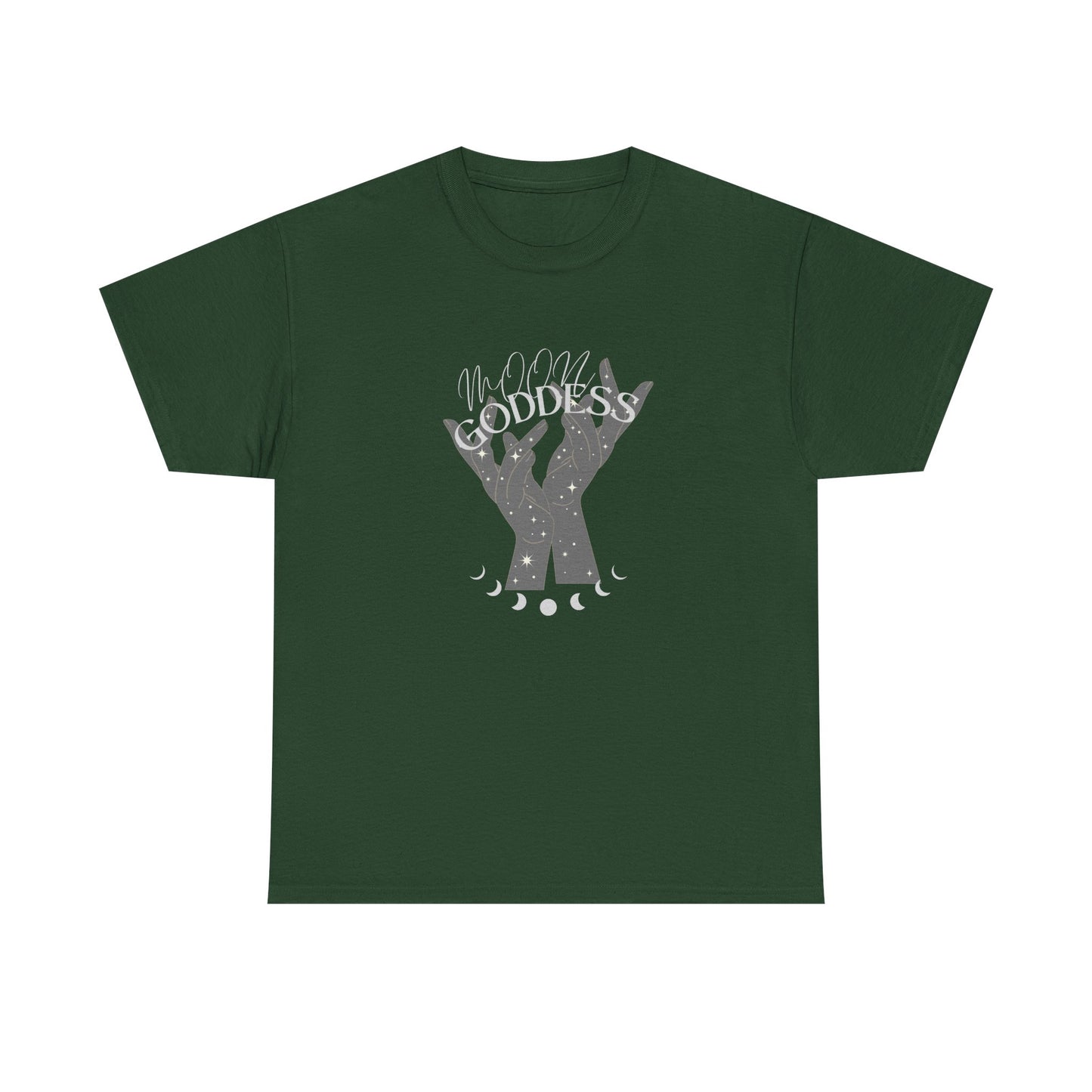 Unisex Heavy Cotton Tee-Moon Goddess 2