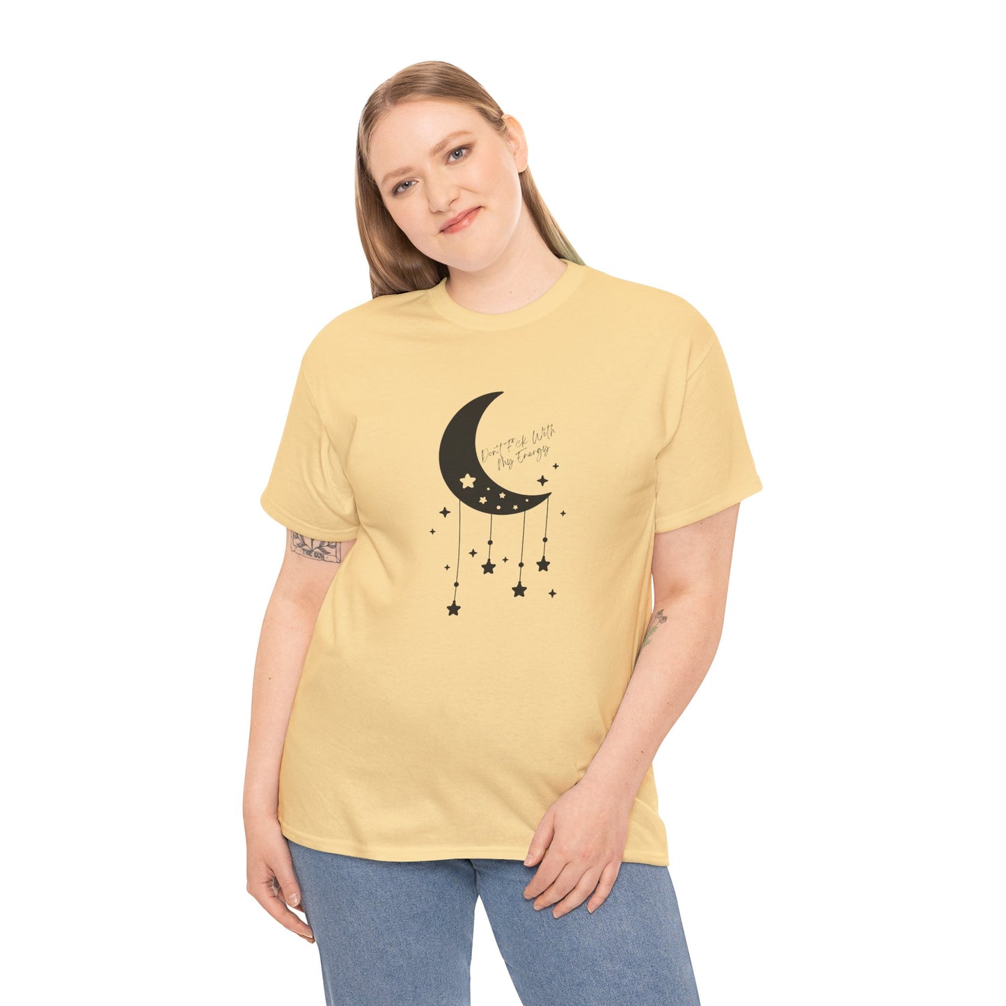 Unisex Heavy Cotton Tee-Don't F*ck With My Energy