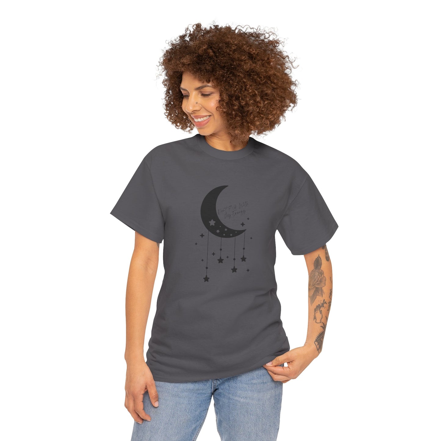 Unisex Heavy Cotton Tee-Don't F*ck With My Energy