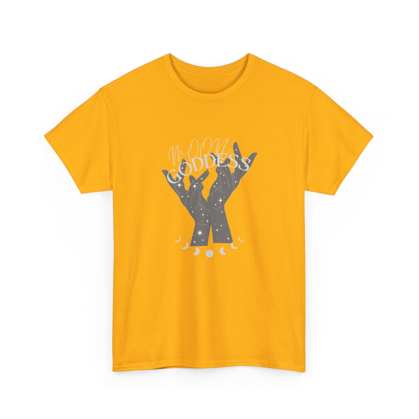 Unisex Heavy Cotton Tee-Moon Goddess 2