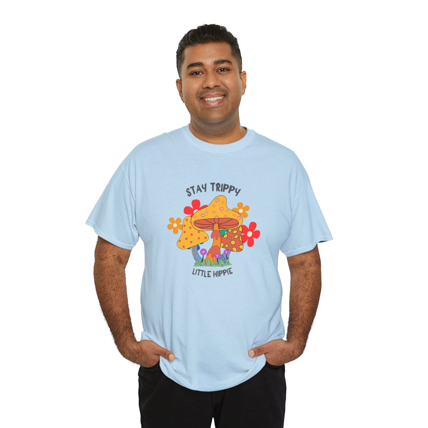 Unisex Heavy Cotton Tee-Trippy Hippie