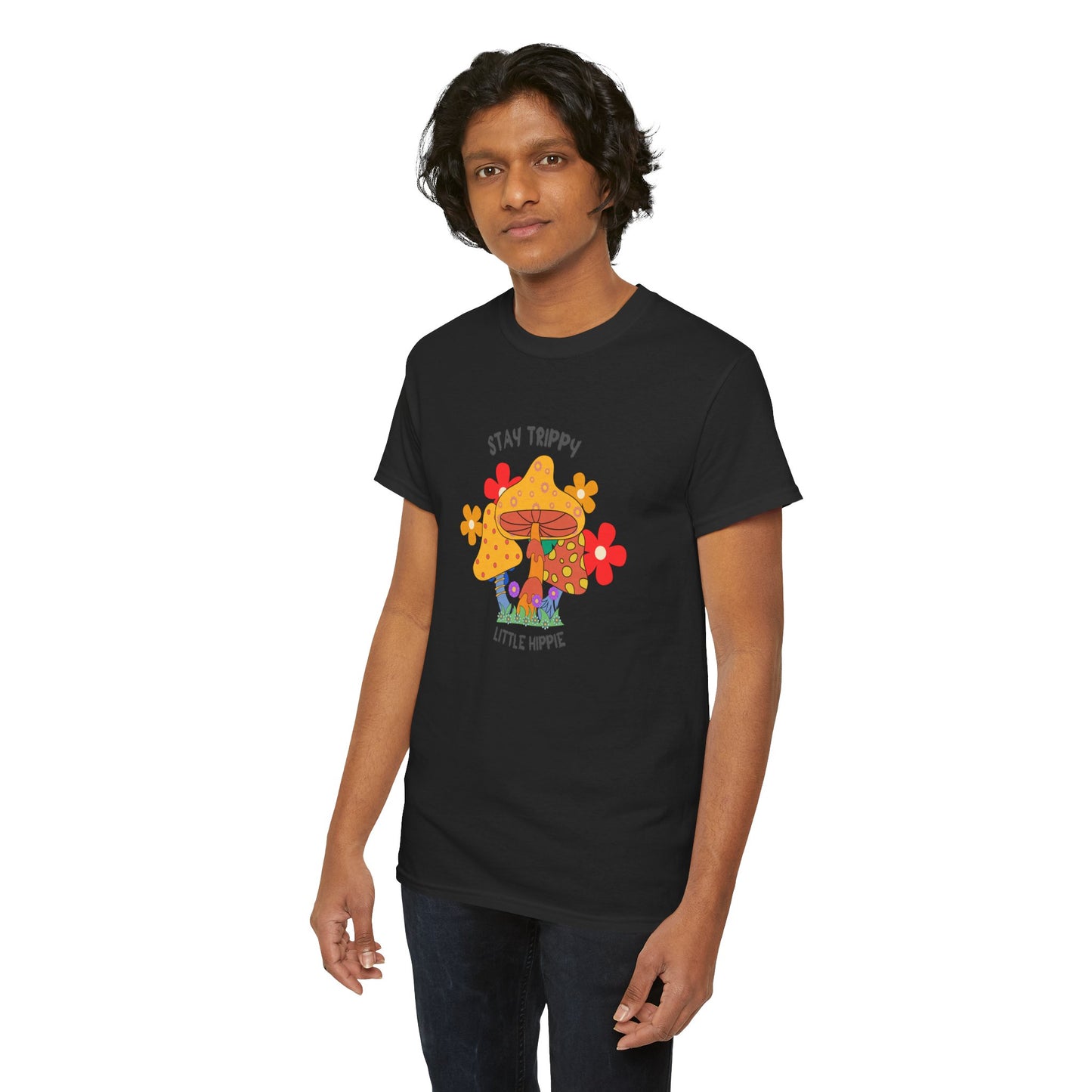 Unisex Heavy Cotton Tee-Trippy Hippie