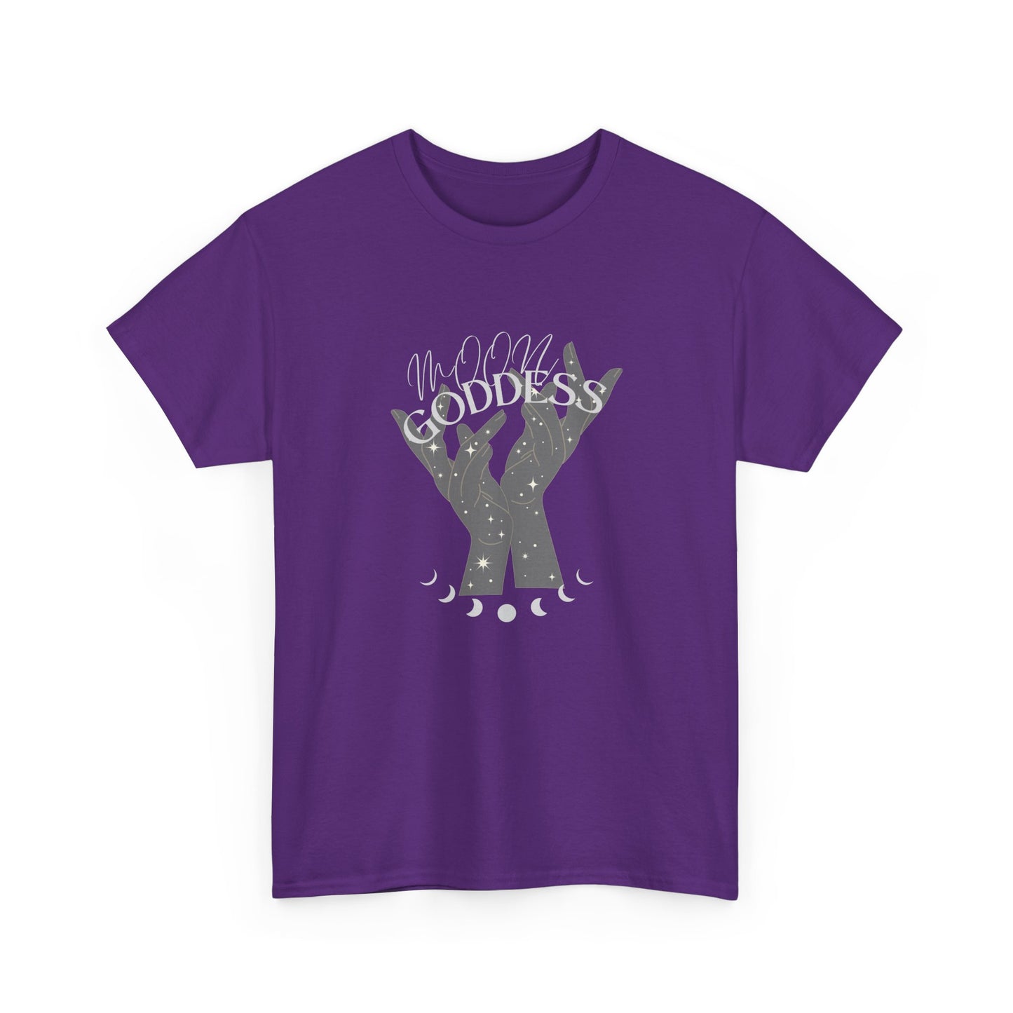 Unisex Heavy Cotton Tee-Moon Goddess 2