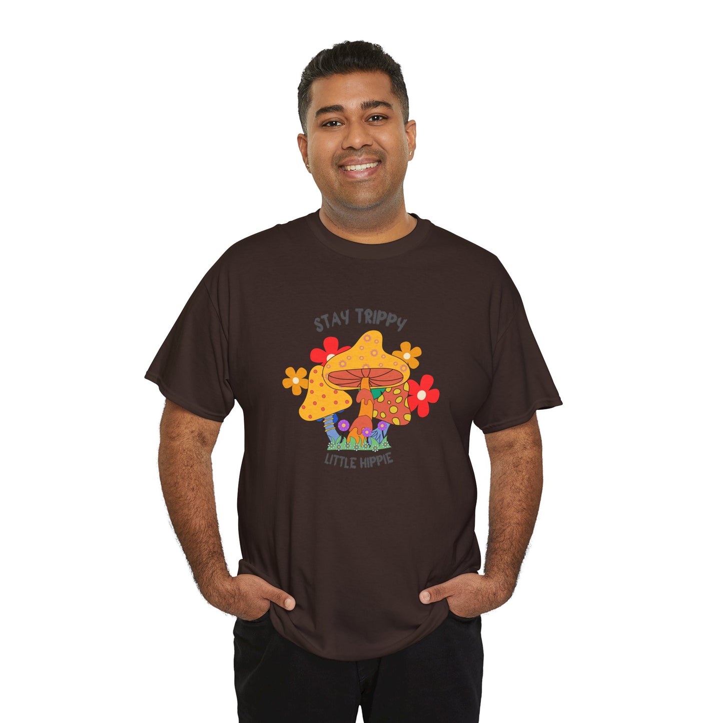 Unisex Heavy Cotton Tee-Trippy Hippie