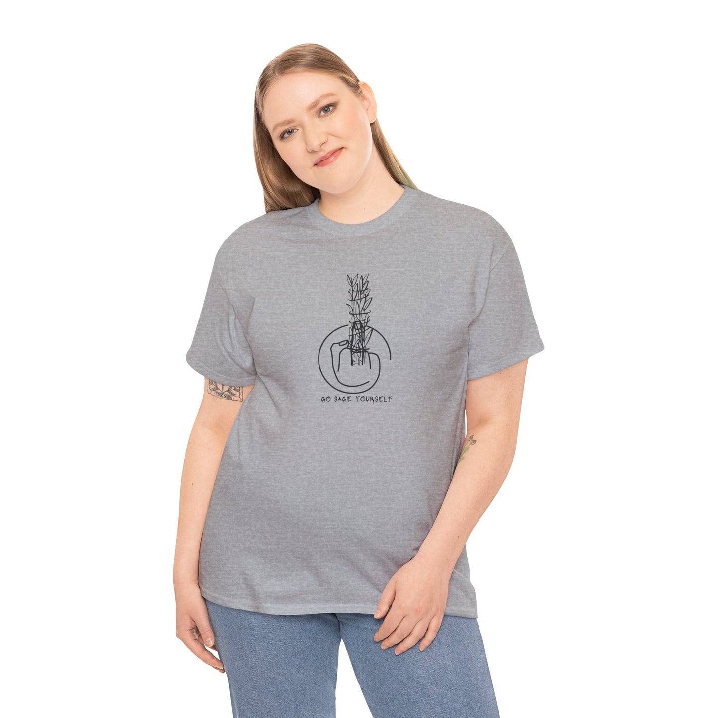 Unisex Heavy Cotton Tee- Go Sage Yourself