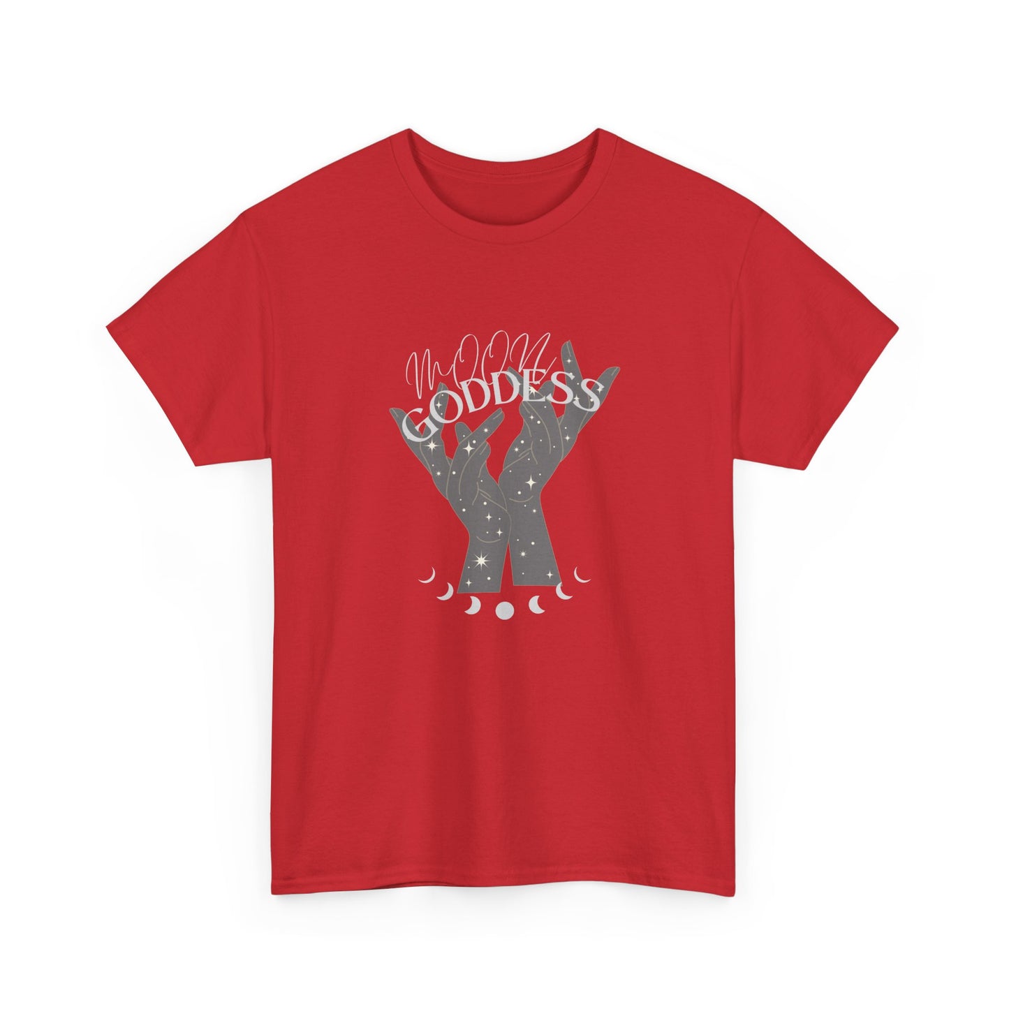 Unisex Heavy Cotton Tee-Moon Goddess 2