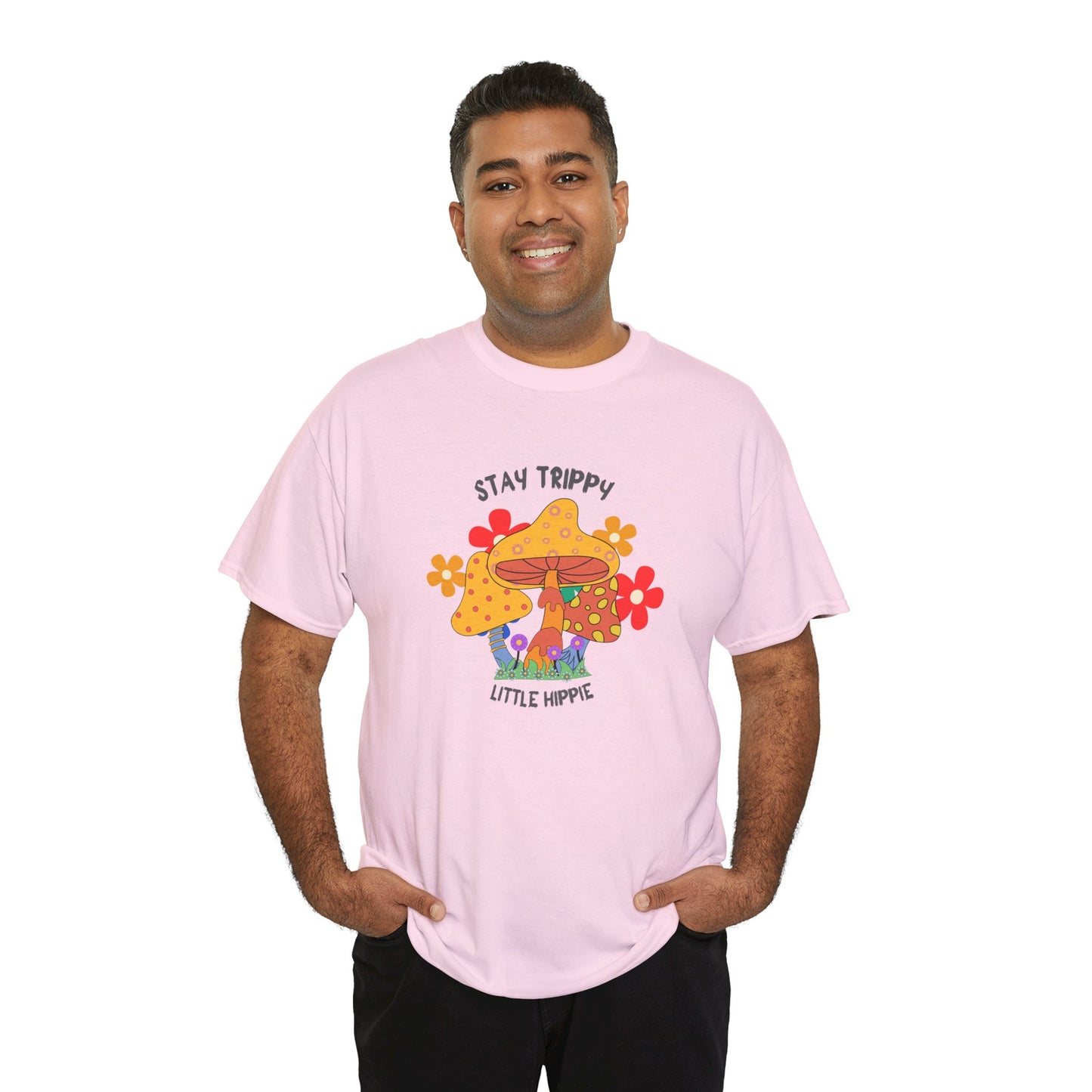 Unisex Heavy Cotton Tee-Trippy Hippie