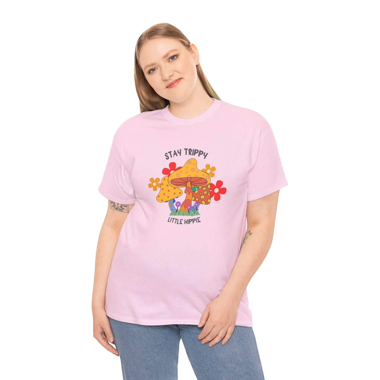 Unisex Heavy Cotton Tee-Trippy Hippie