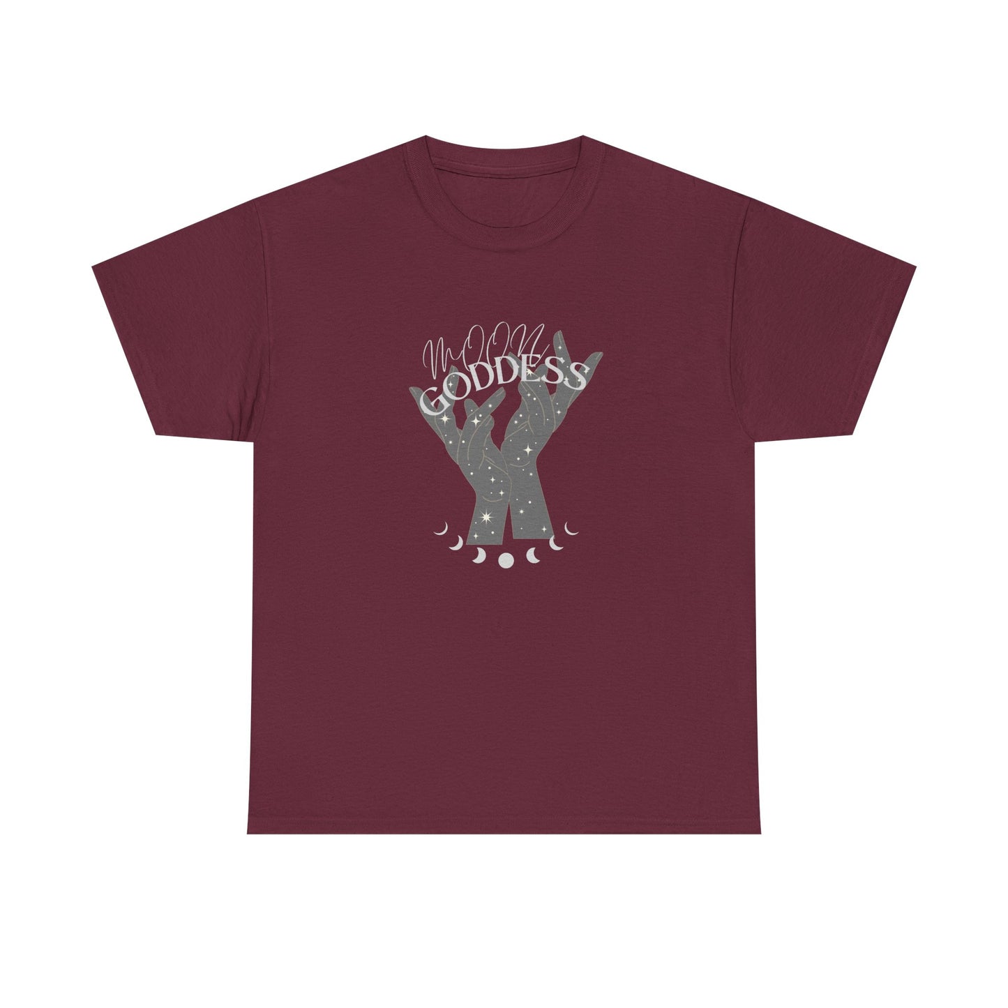 Unisex Heavy Cotton Tee-Moon Goddess 2