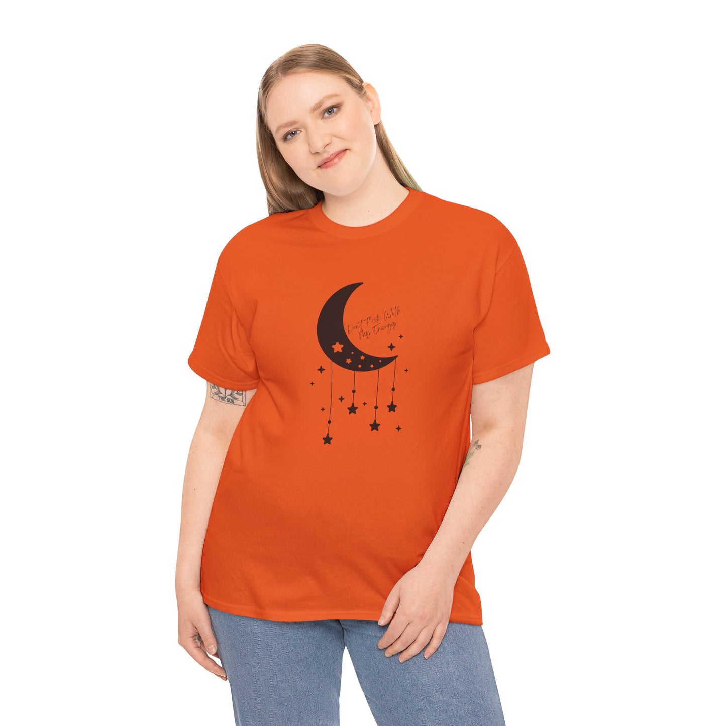 Unisex Heavy Cotton Tee-Don't F*ck With My Energy