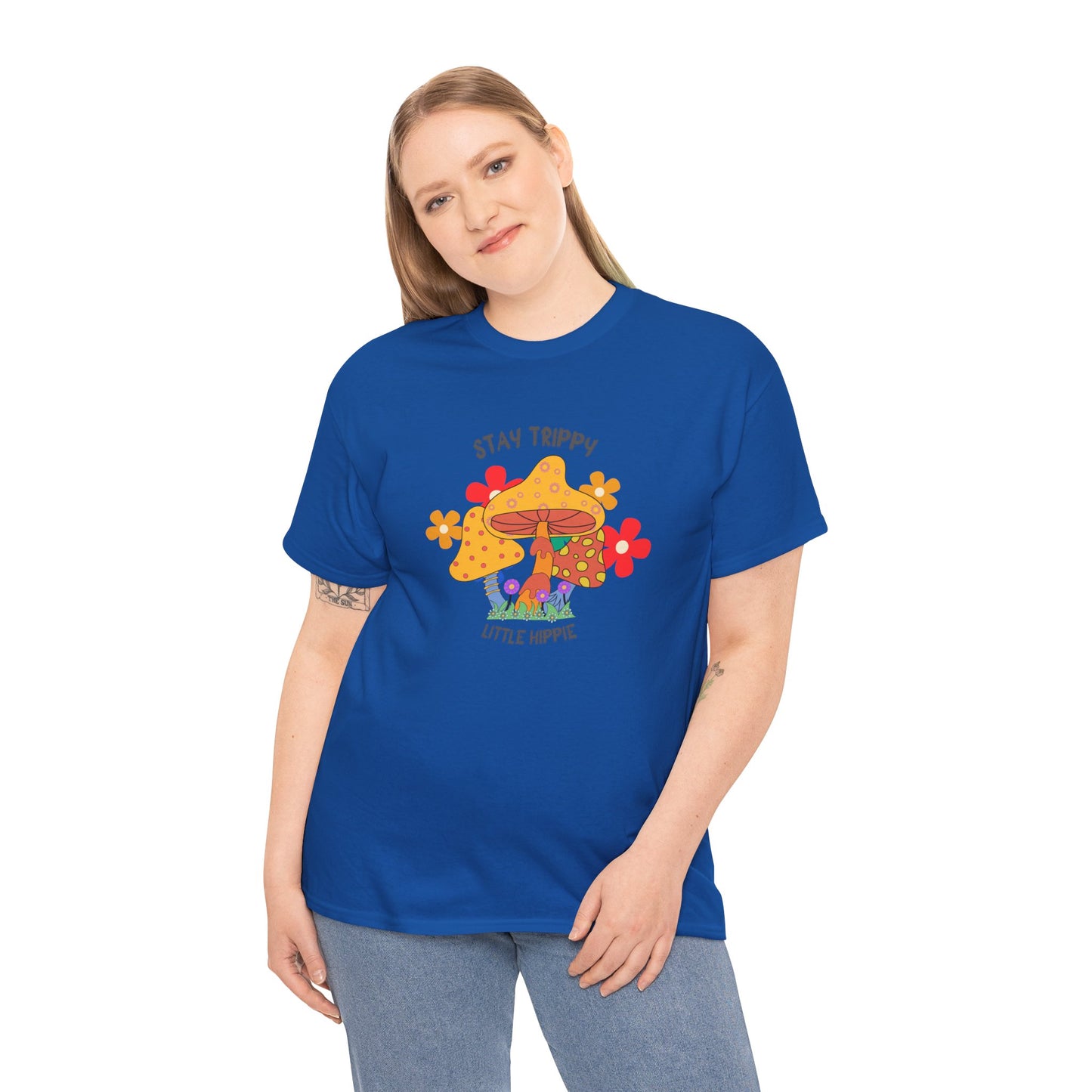 Unisex Heavy Cotton Tee-Trippy Hippie