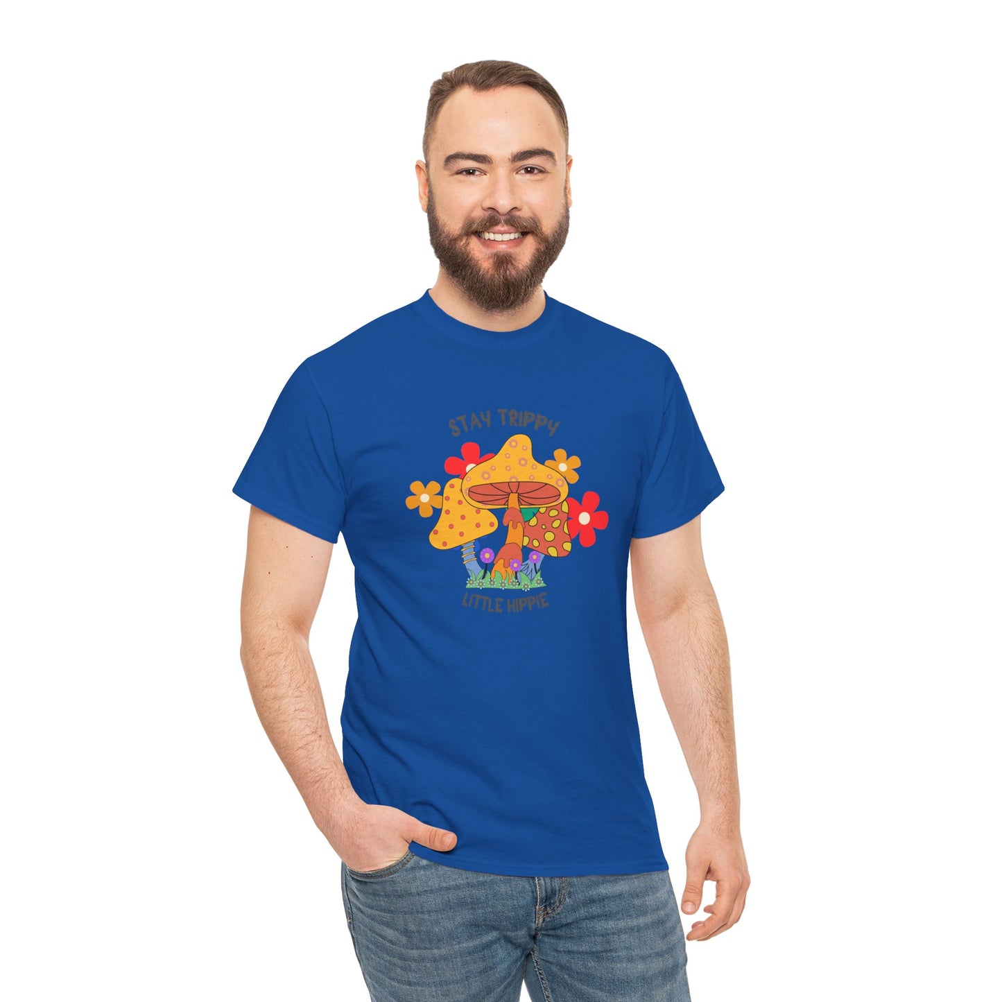 Unisex Heavy Cotton Tee-Trippy Hippie