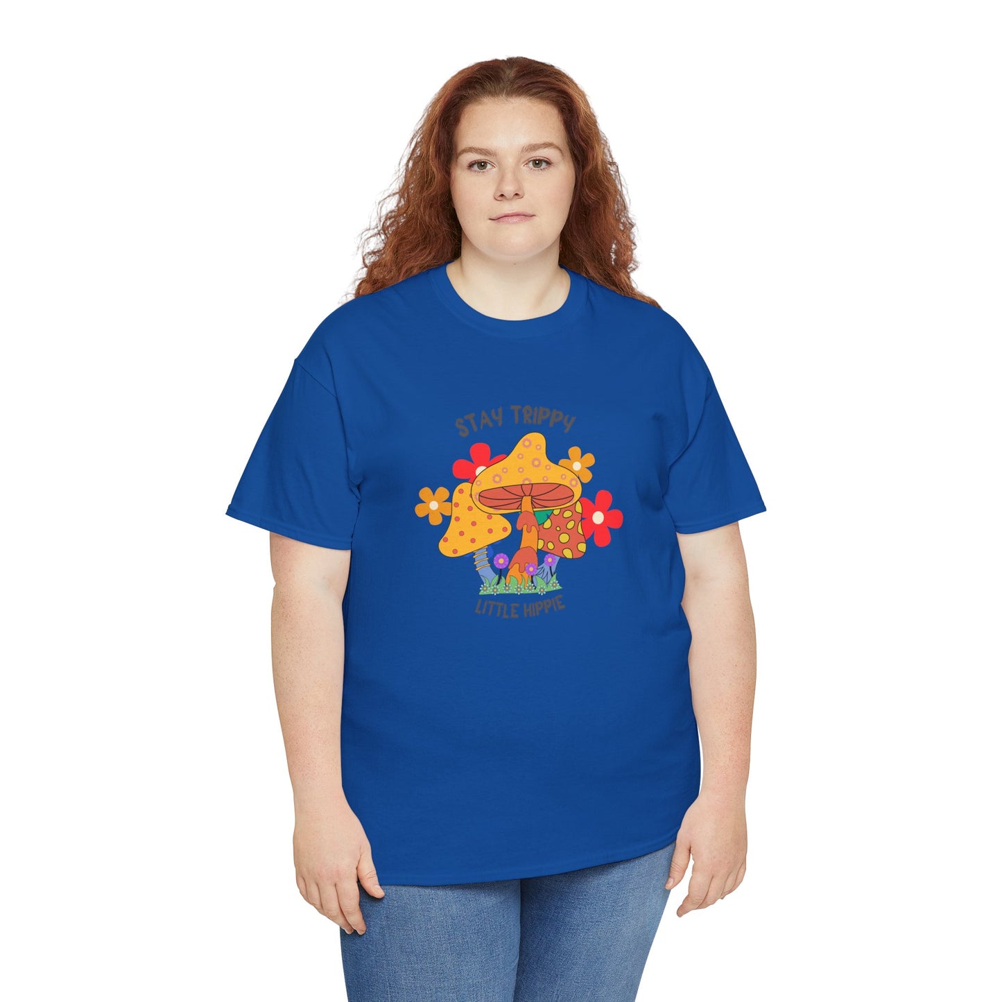 Unisex Heavy Cotton Tee-Trippy Hippie