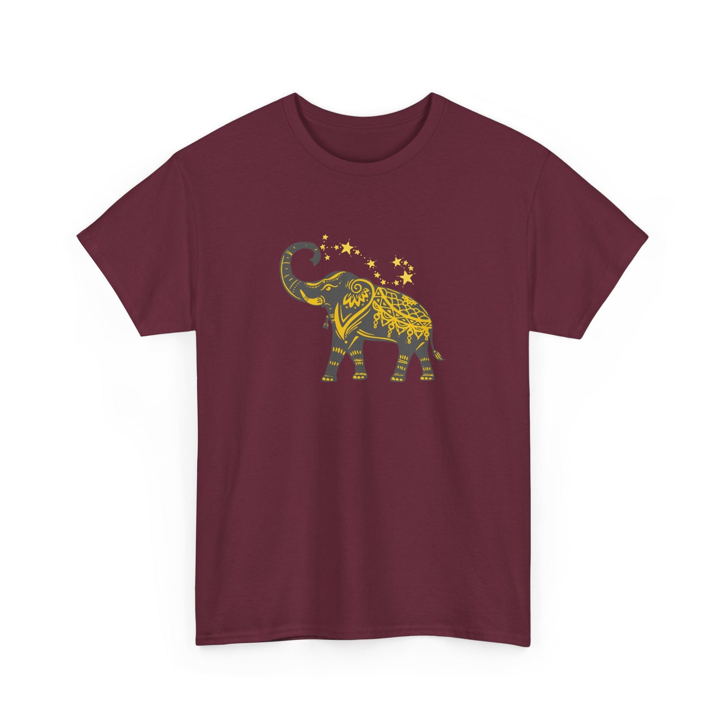 Unisex Heavy Cotton Tee-Lucky Trunk Up