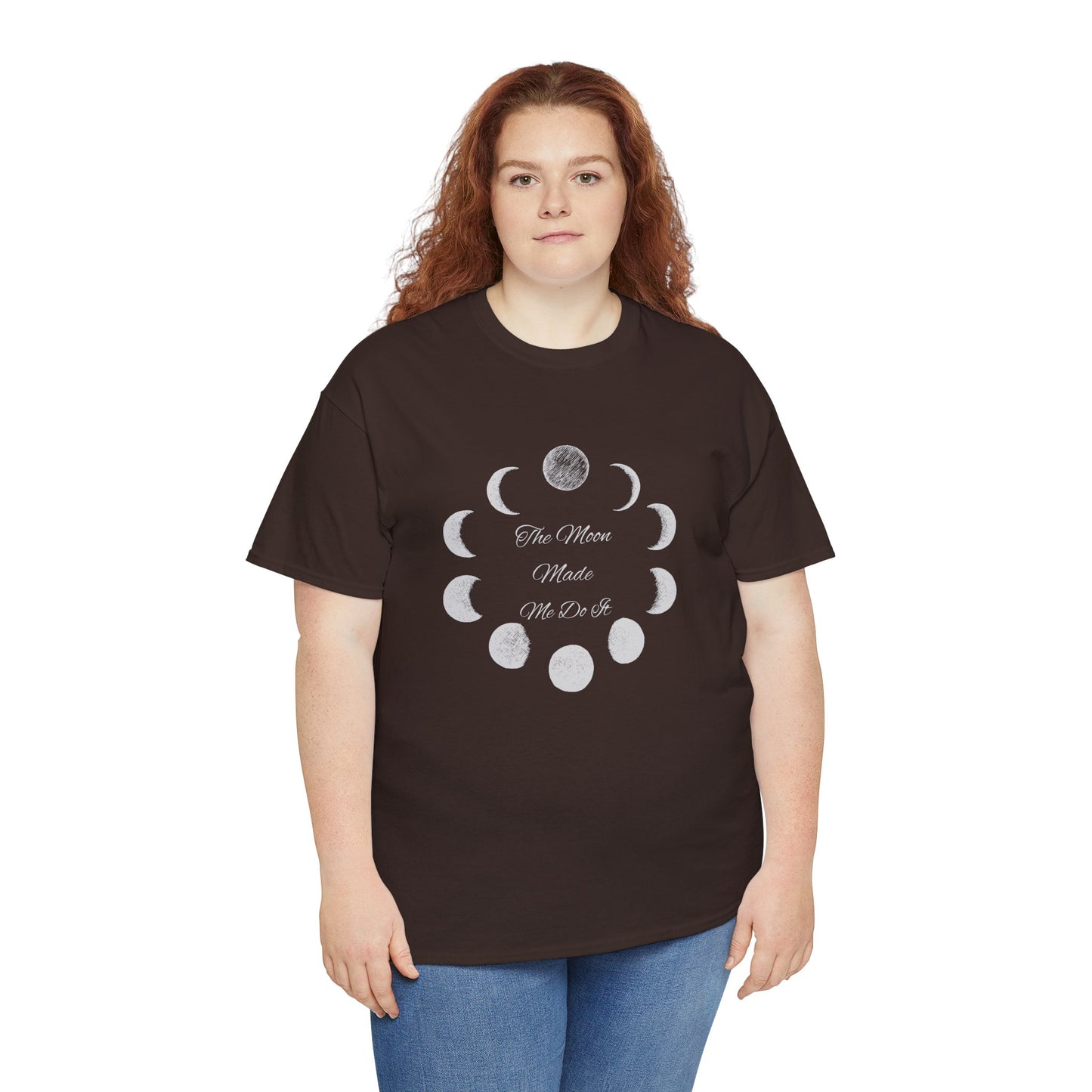 Unisex Heavy Cotton Tee-The Moon Made Me Do It
