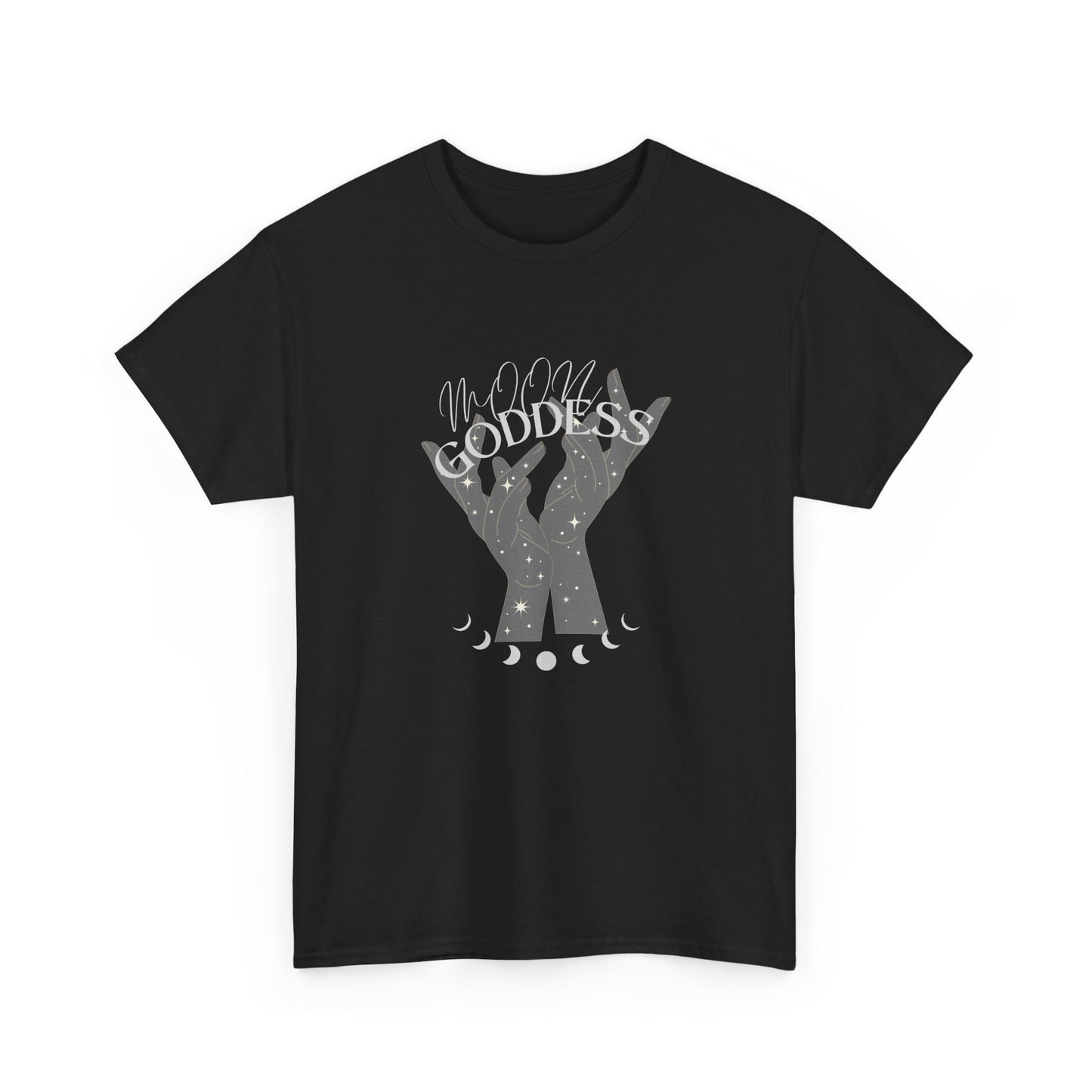 Unisex Heavy Cotton Tee-Moon Goddess 2