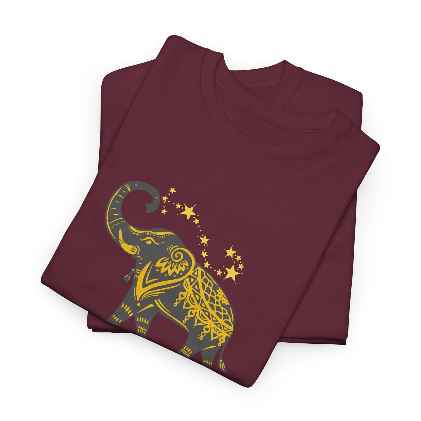 Unisex Heavy Cotton Tee-Lucky Trunk Up