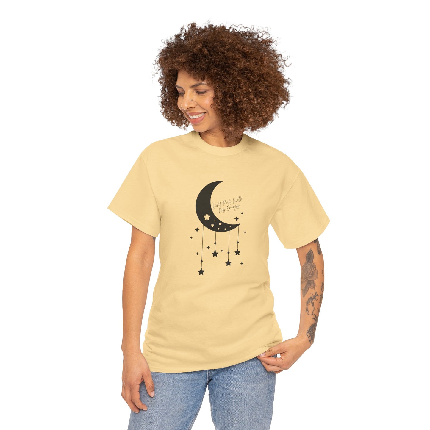 Unisex Heavy Cotton Tee-Don't F*ck With My Energy
