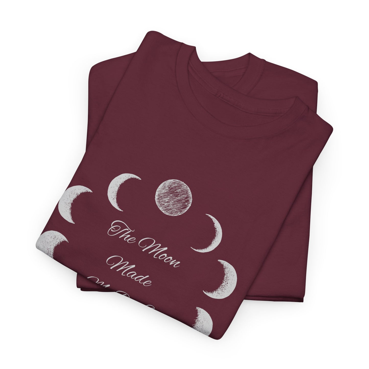 Unisex Heavy Cotton Tee-The Moon Made Me Do It