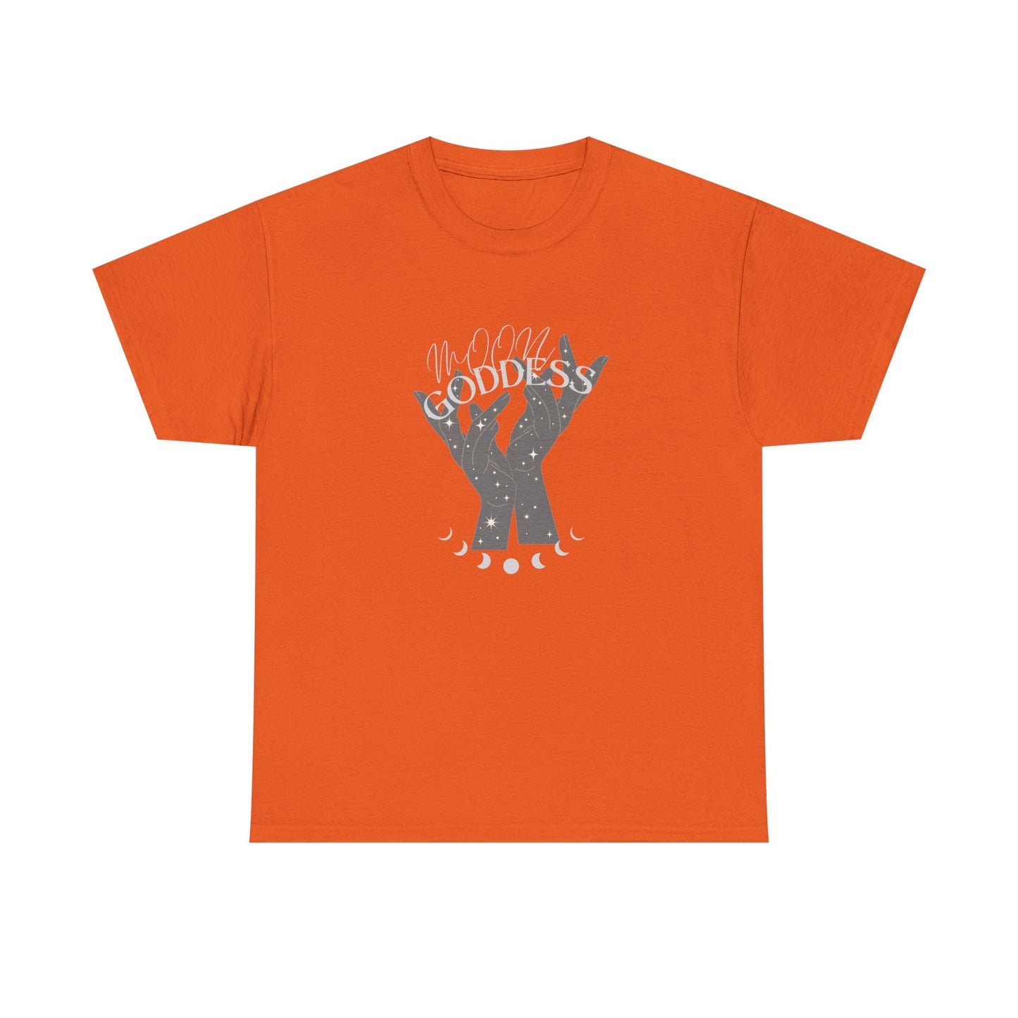 Unisex Heavy Cotton Tee-Moon Goddess 2