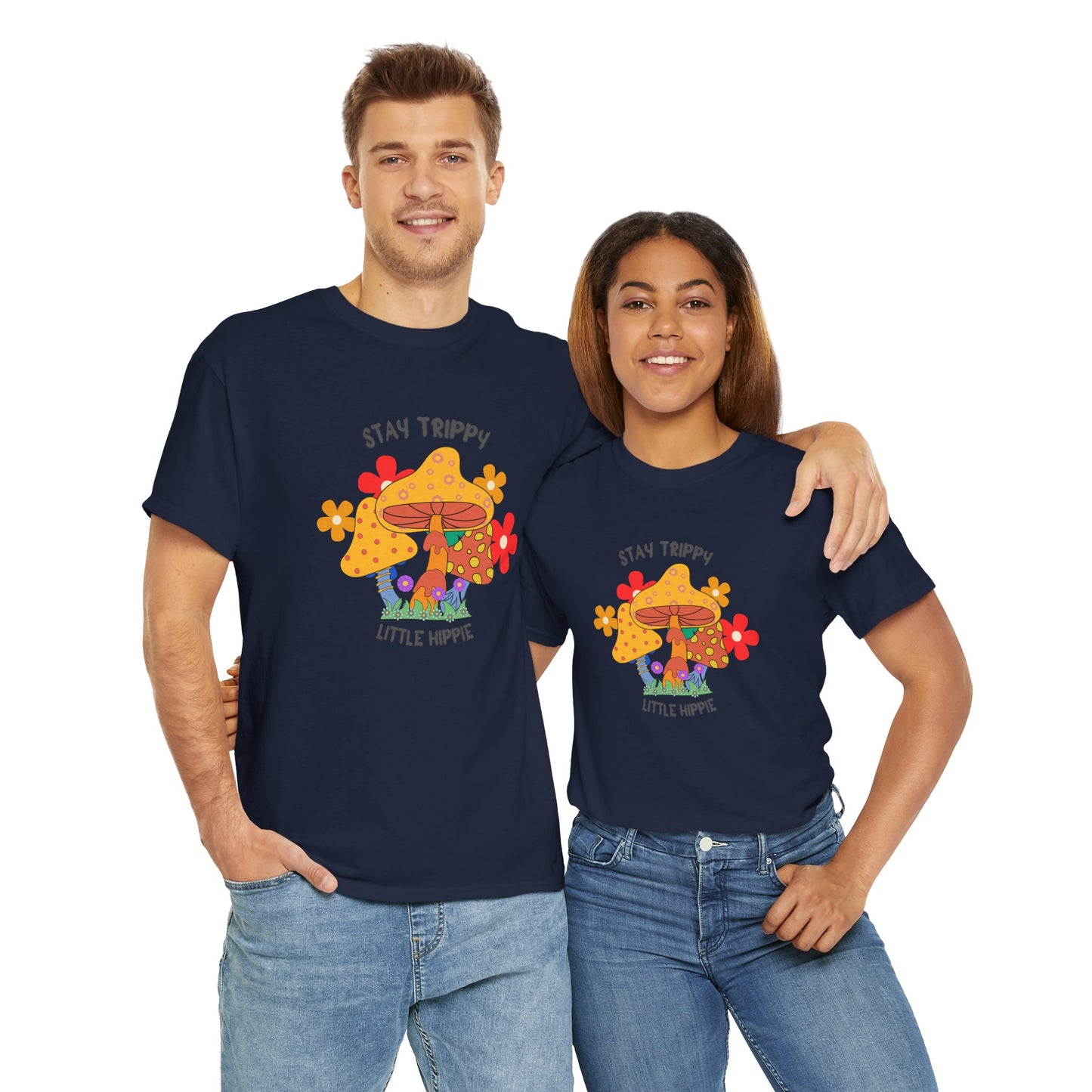 Unisex Heavy Cotton Tee-Trippy Hippie