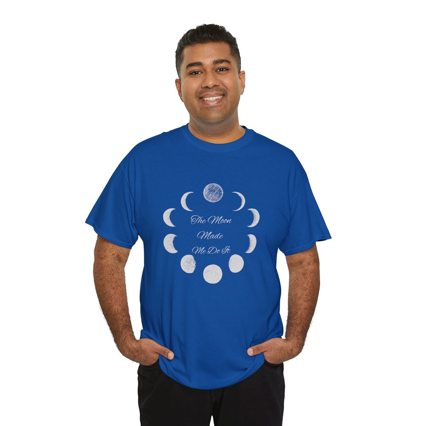 Unisex Heavy Cotton Tee-The Moon Made Me Do It