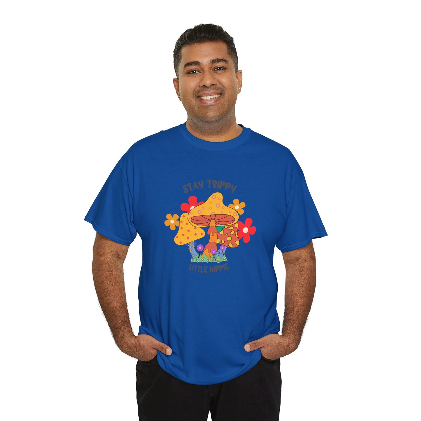 Unisex Heavy Cotton Tee-Trippy Hippie