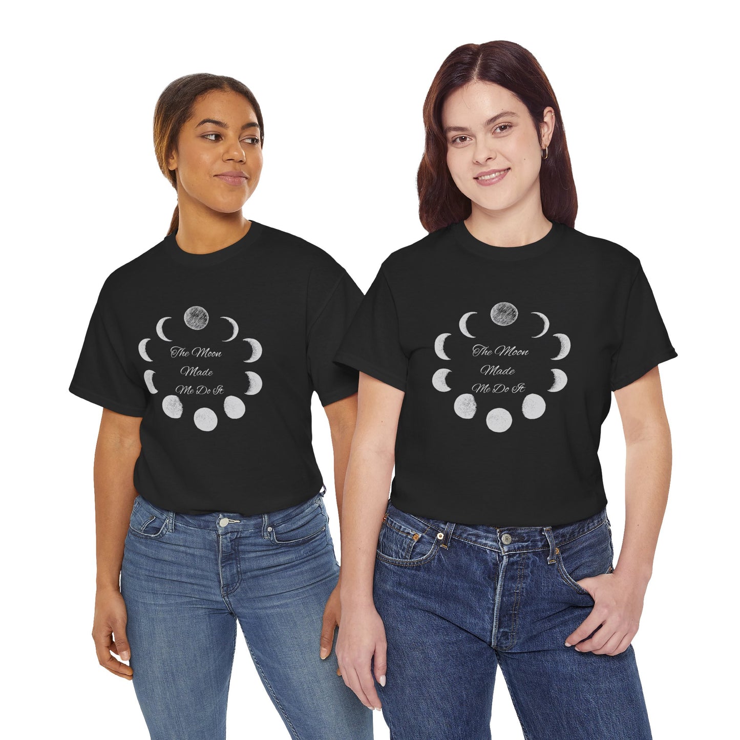 Unisex Heavy Cotton Tee-The Moon Made Me Do It