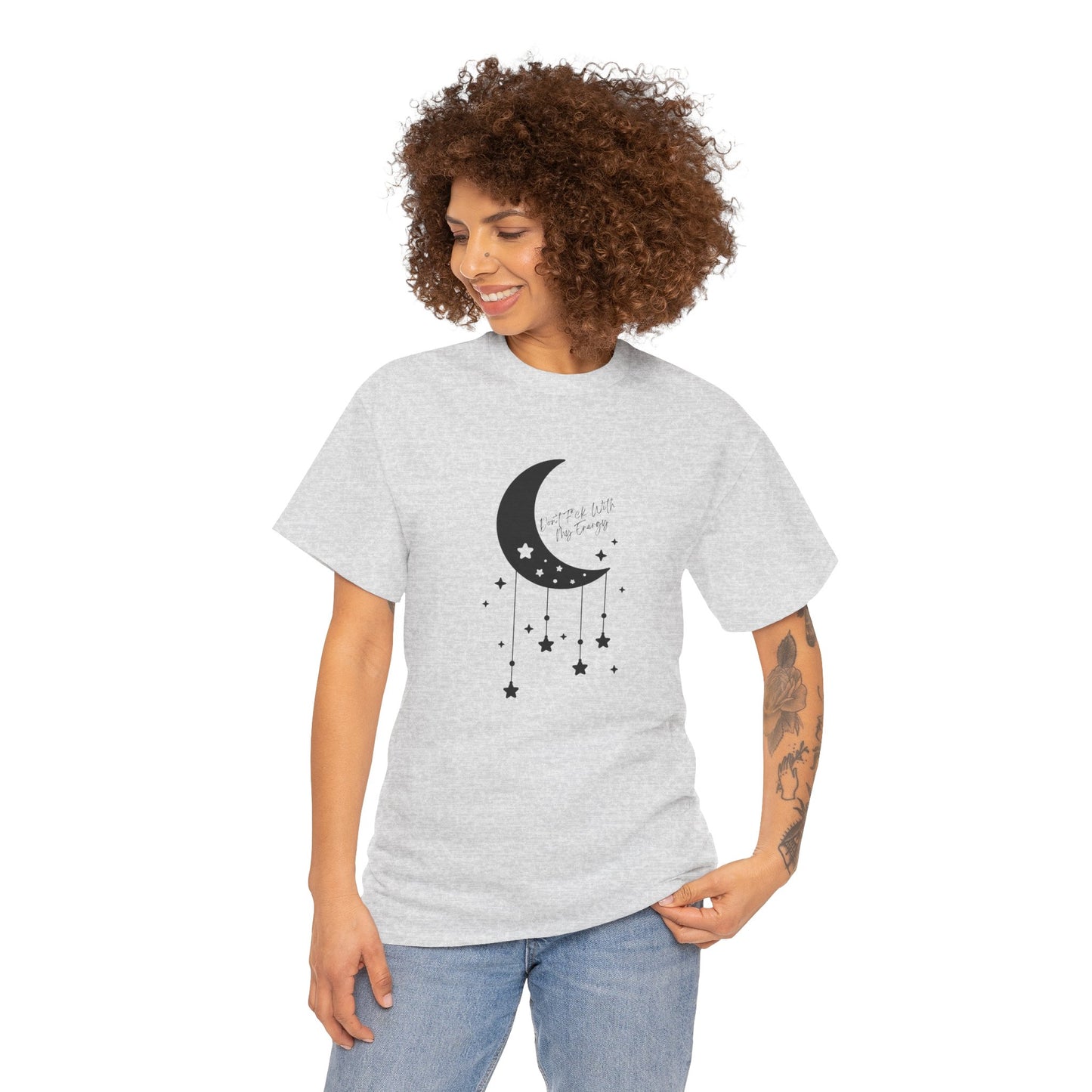 Unisex Heavy Cotton Tee-Don't F*ck With My Energy
