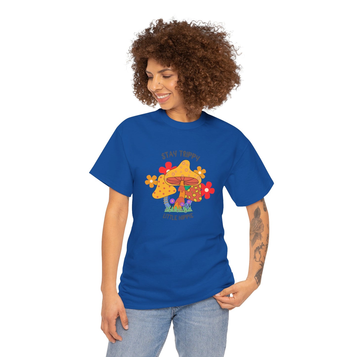Unisex Heavy Cotton Tee-Trippy Hippie