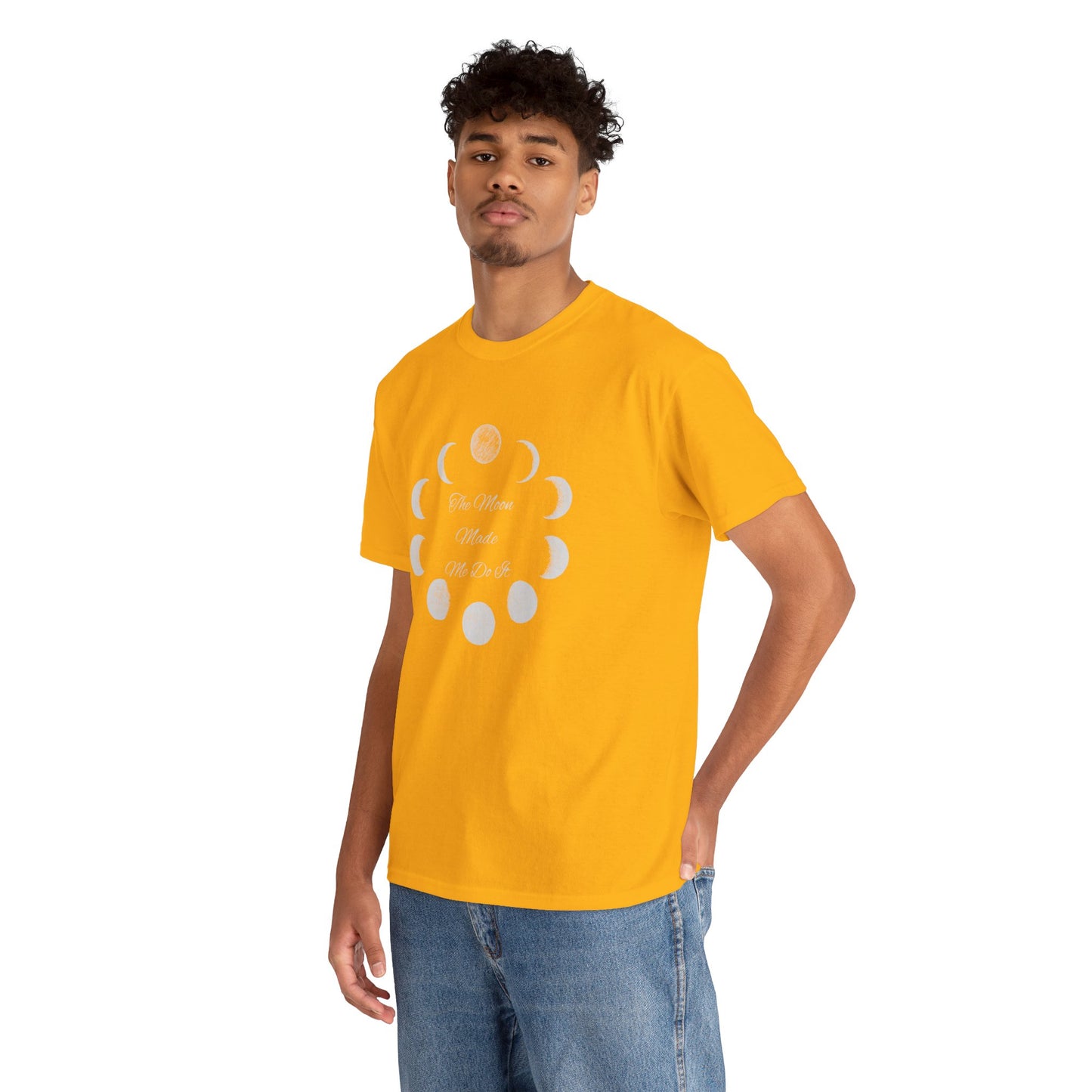 Unisex Heavy Cotton Tee-The Moon Made Me Do It